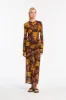 Jacques Mesh Panelled Midi Dress sold by SIR the label