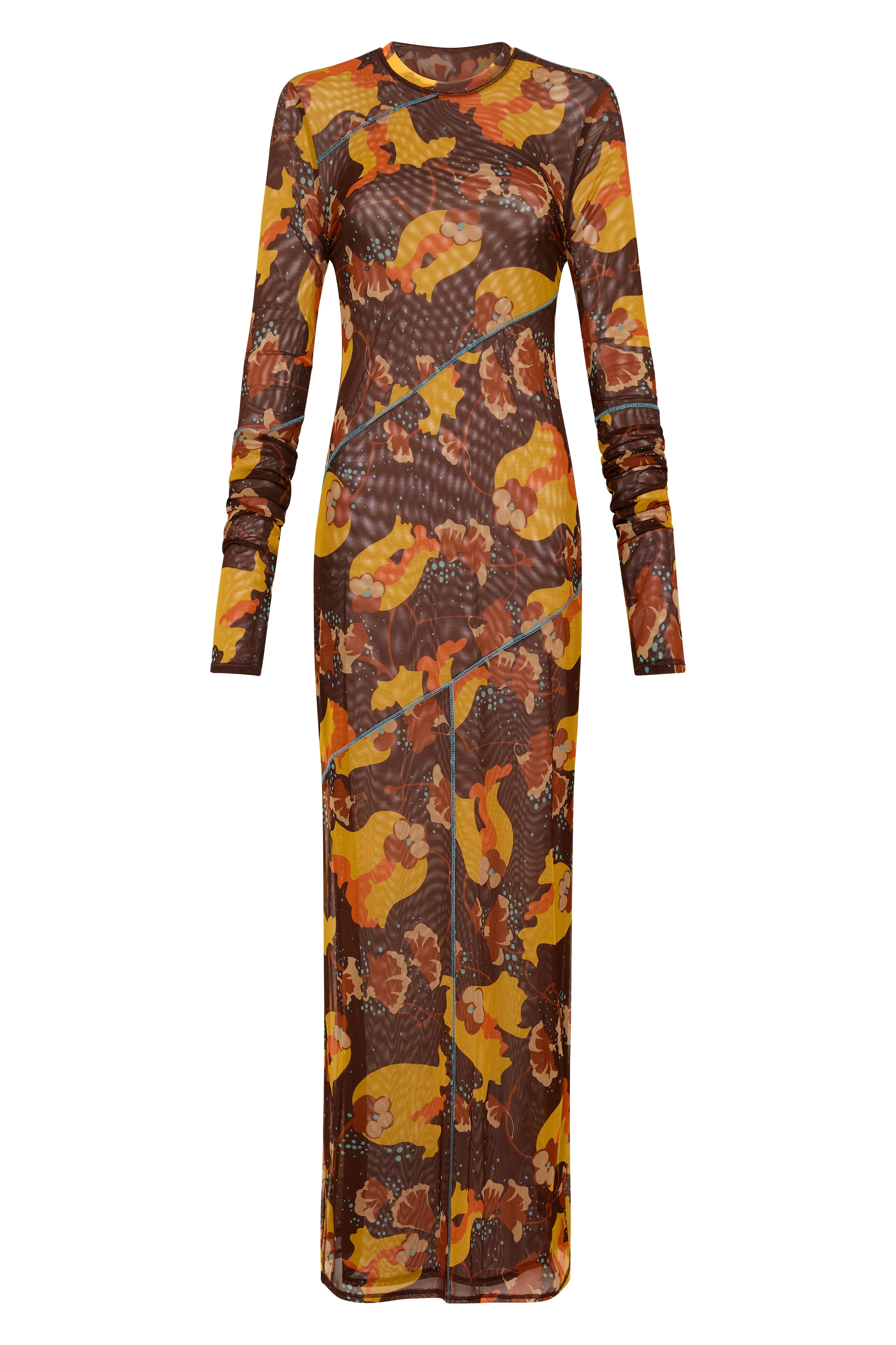 Jacques Mesh Panelled Midi Dress sold by SIR the label product image thumbnail 5