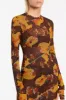 Jacques Mesh Panelled Midi Dress sold by SIR the label