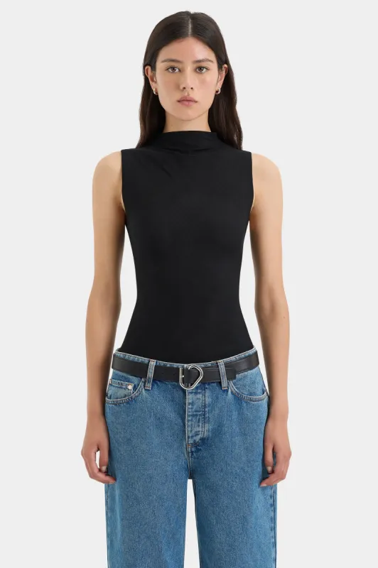 Molinier Narrow Leather Belt sold by SIR the label