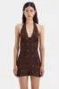 Toni Halter Mini Dress sold by SIR the label