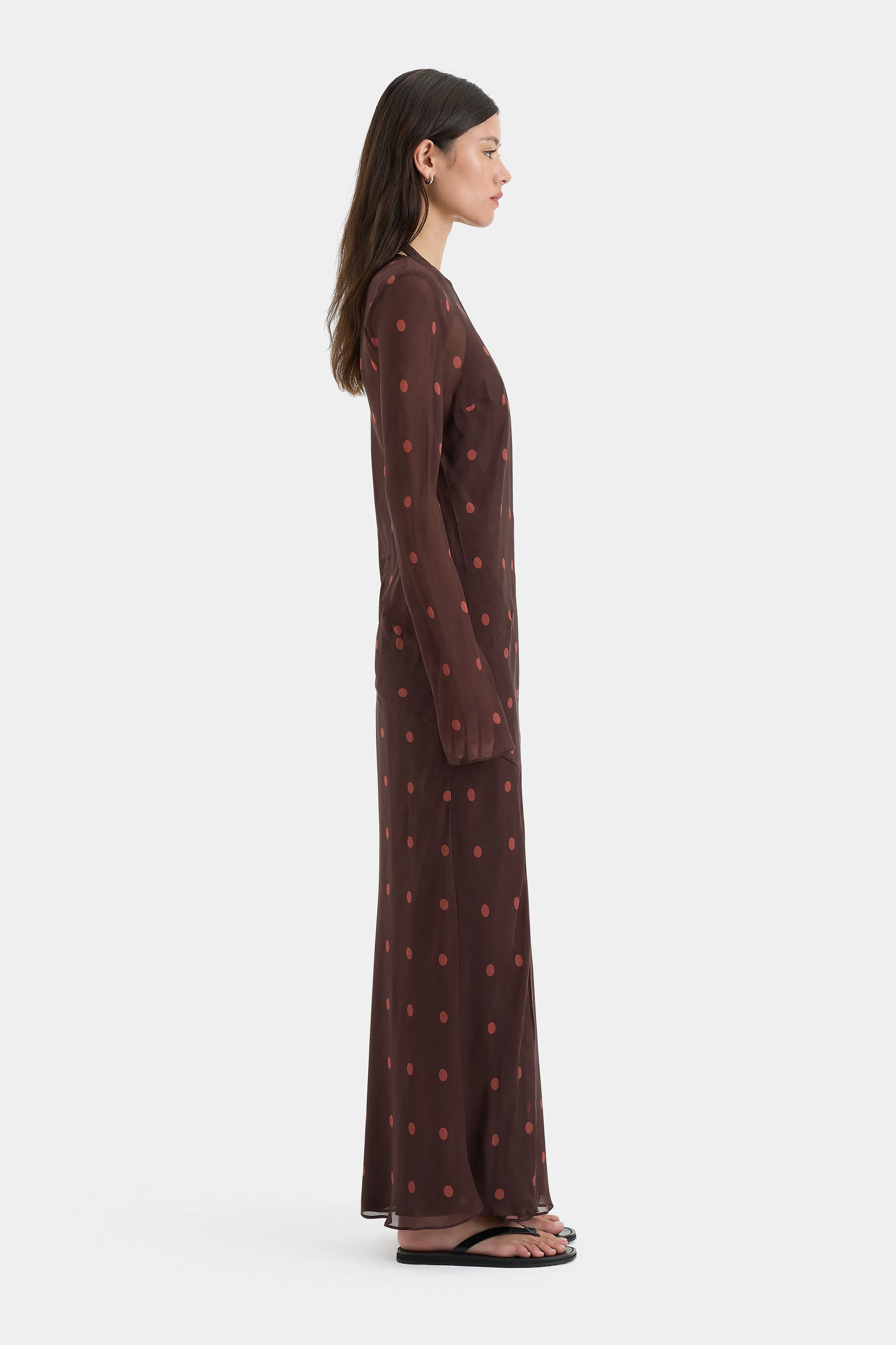 Toni Long Sleeve Dress sold by SIR the label product image thumbnail 4