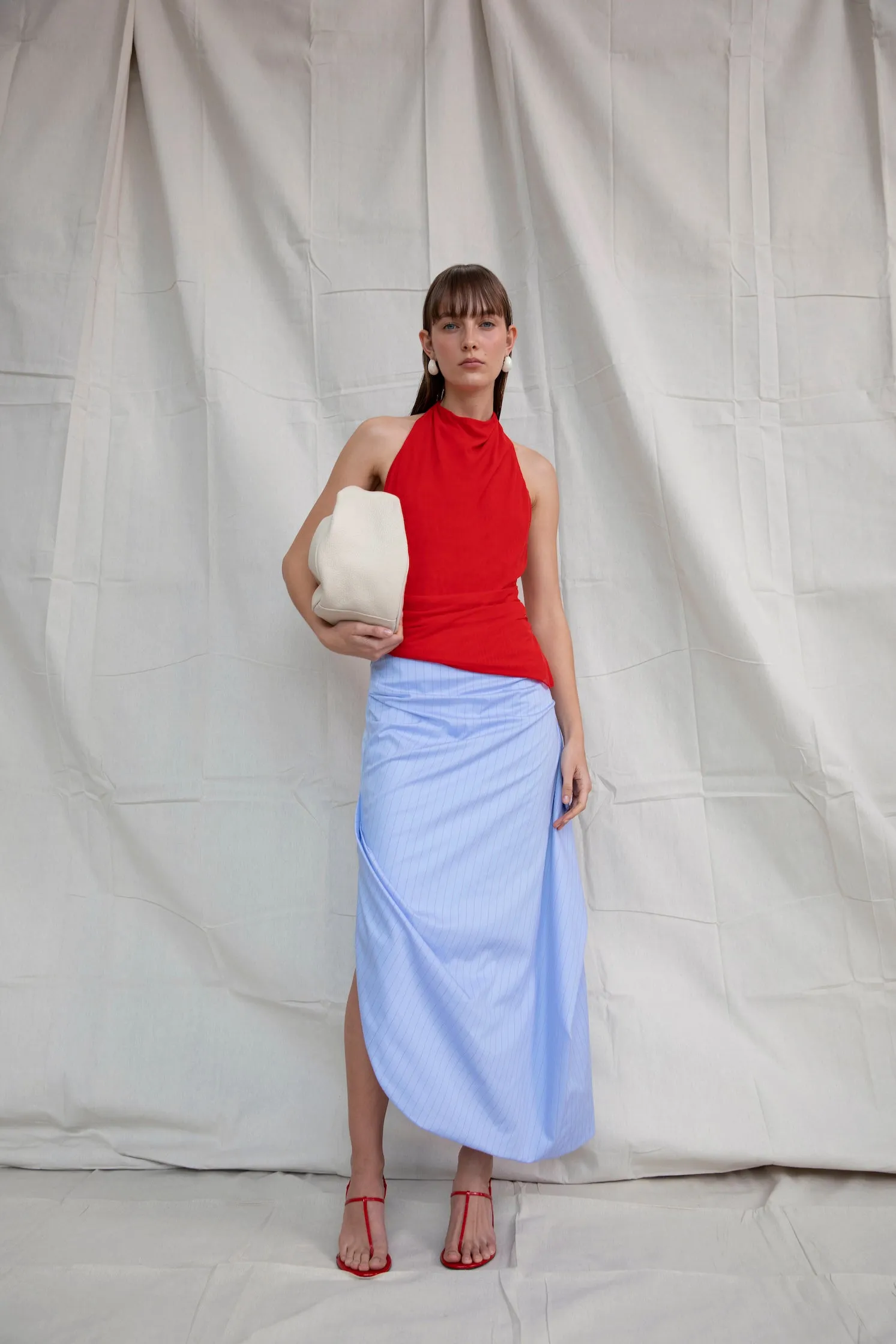 Lori Midi Skirt sold by SIR the label product image thumbnail 2