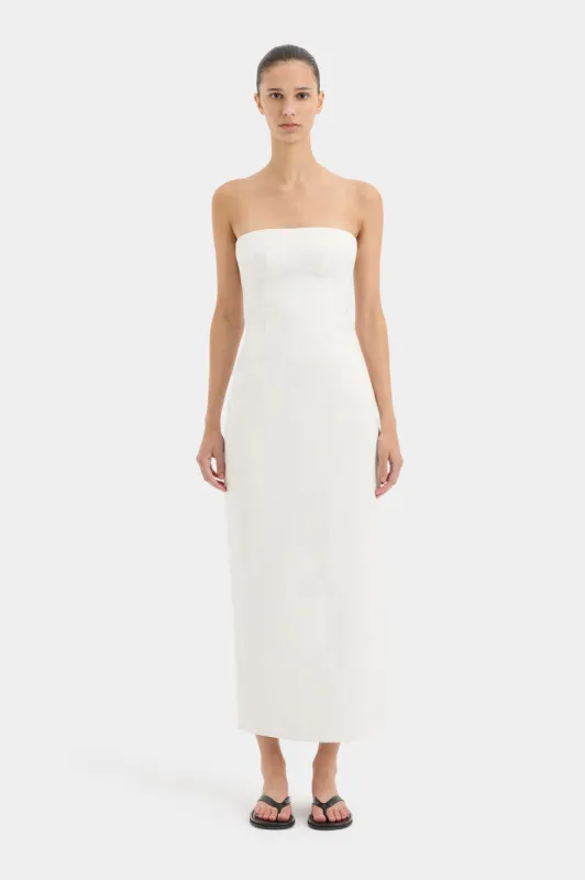 Evalita Column Dress sold by SIR the label