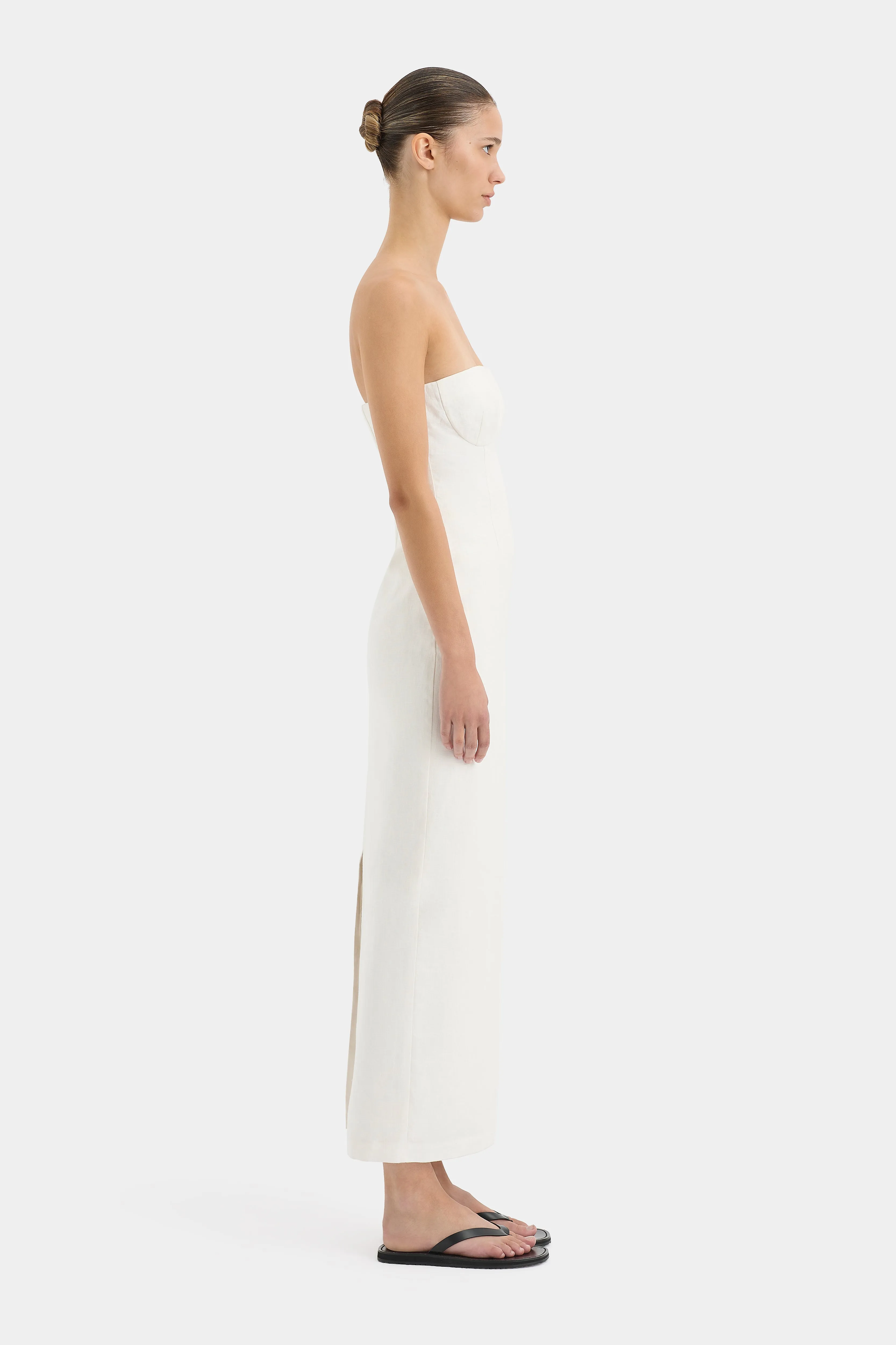 Evalita Column Dress sold by SIR the label product image thumbnail 3