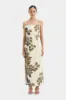 Evalita Twist Midi Dress sold by SIR the label