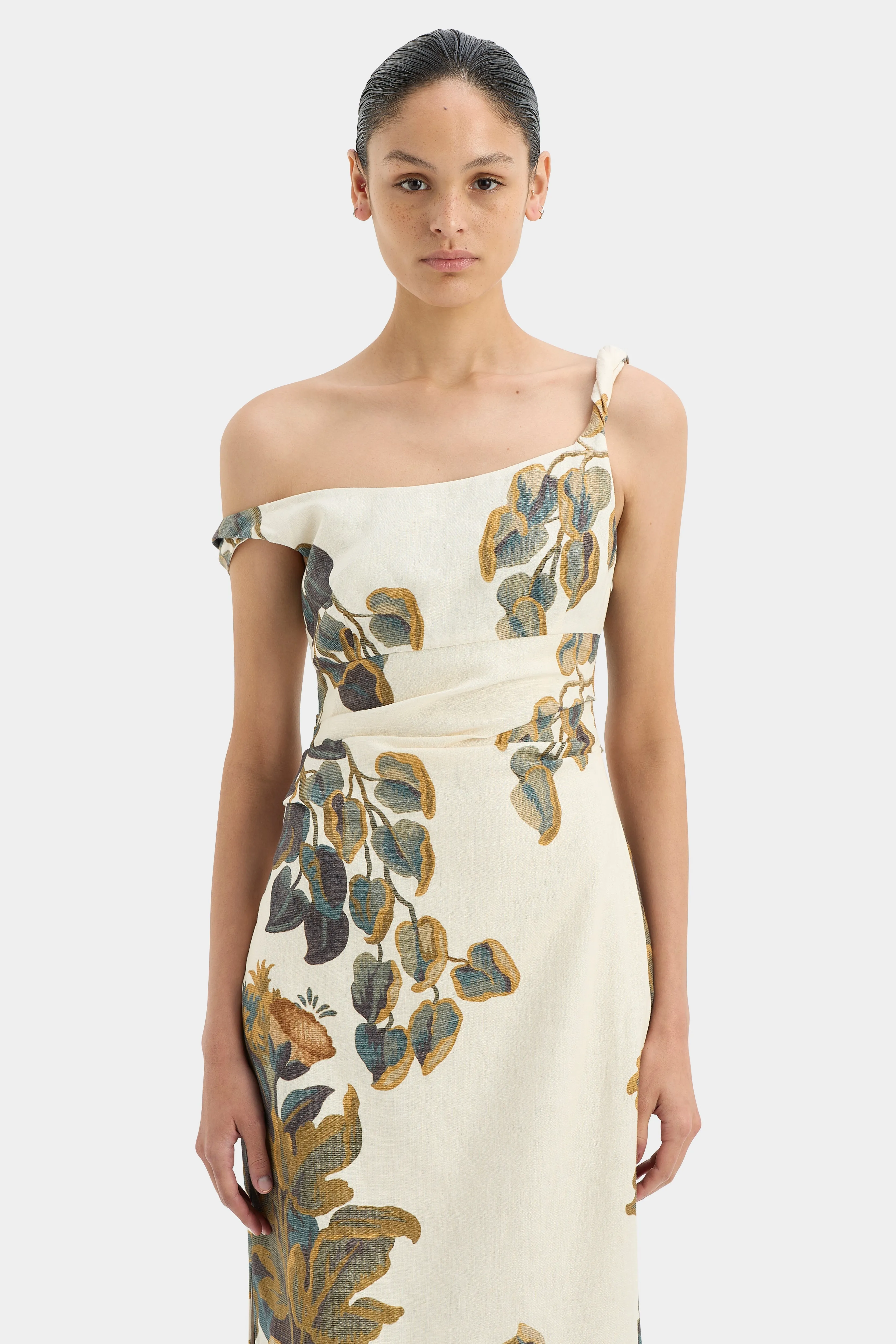 Evalita Twist Midi Dress sold by SIR the label product image thumbnail 5