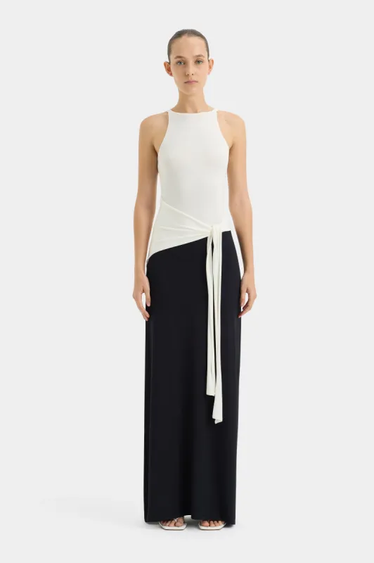 Emery Tie Waist Dress sold by SIR the label