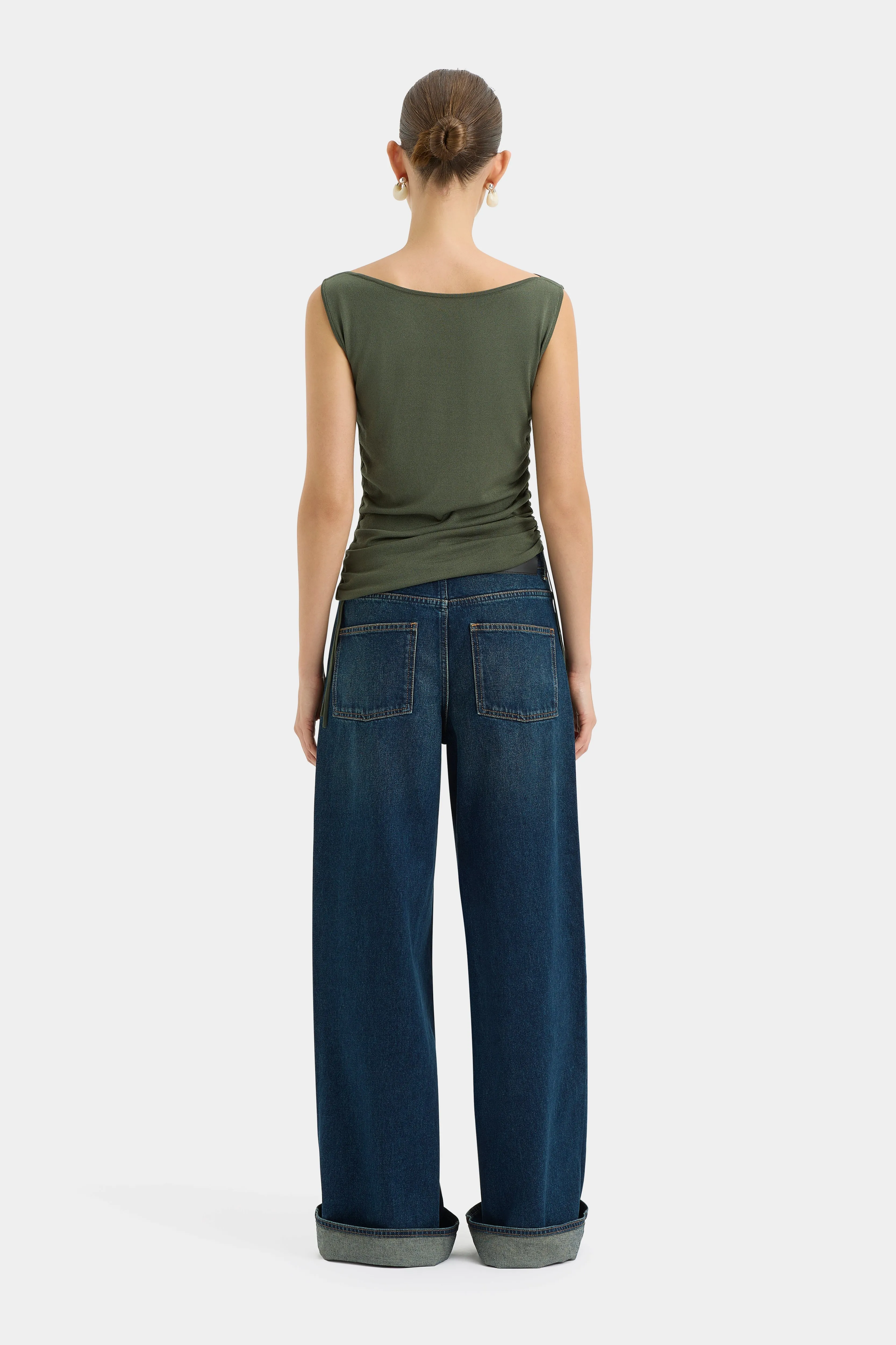 Yolanda Ruched Tank sold by SIR the label product image thumbnail 4