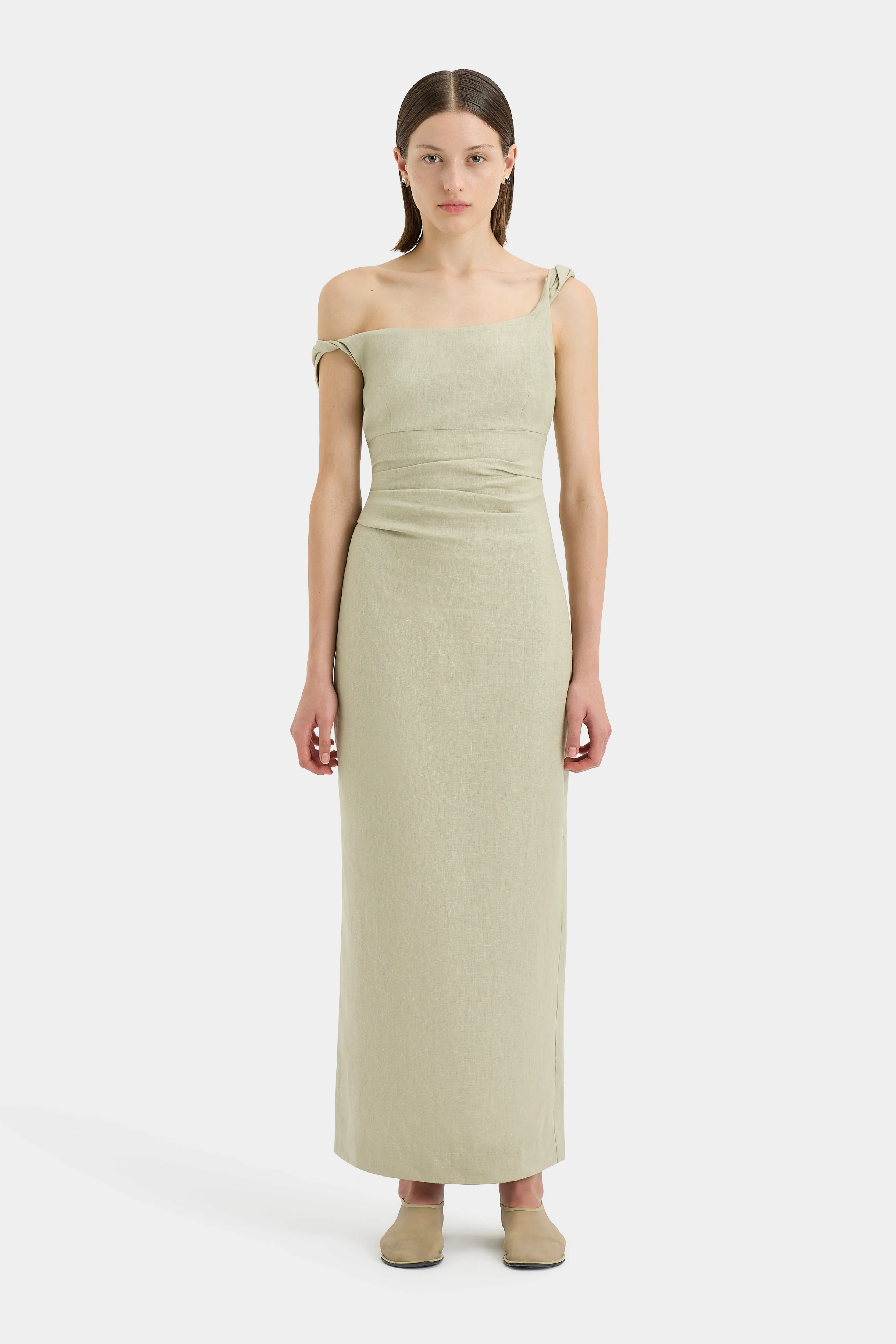 Tamara Twist Midi Dress sold by SIR the label
