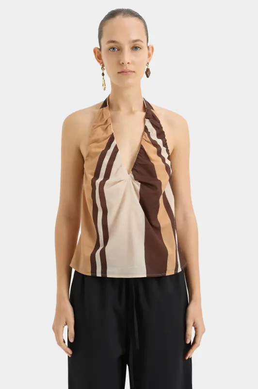 Savanna Gathered Top sold by SIR the label