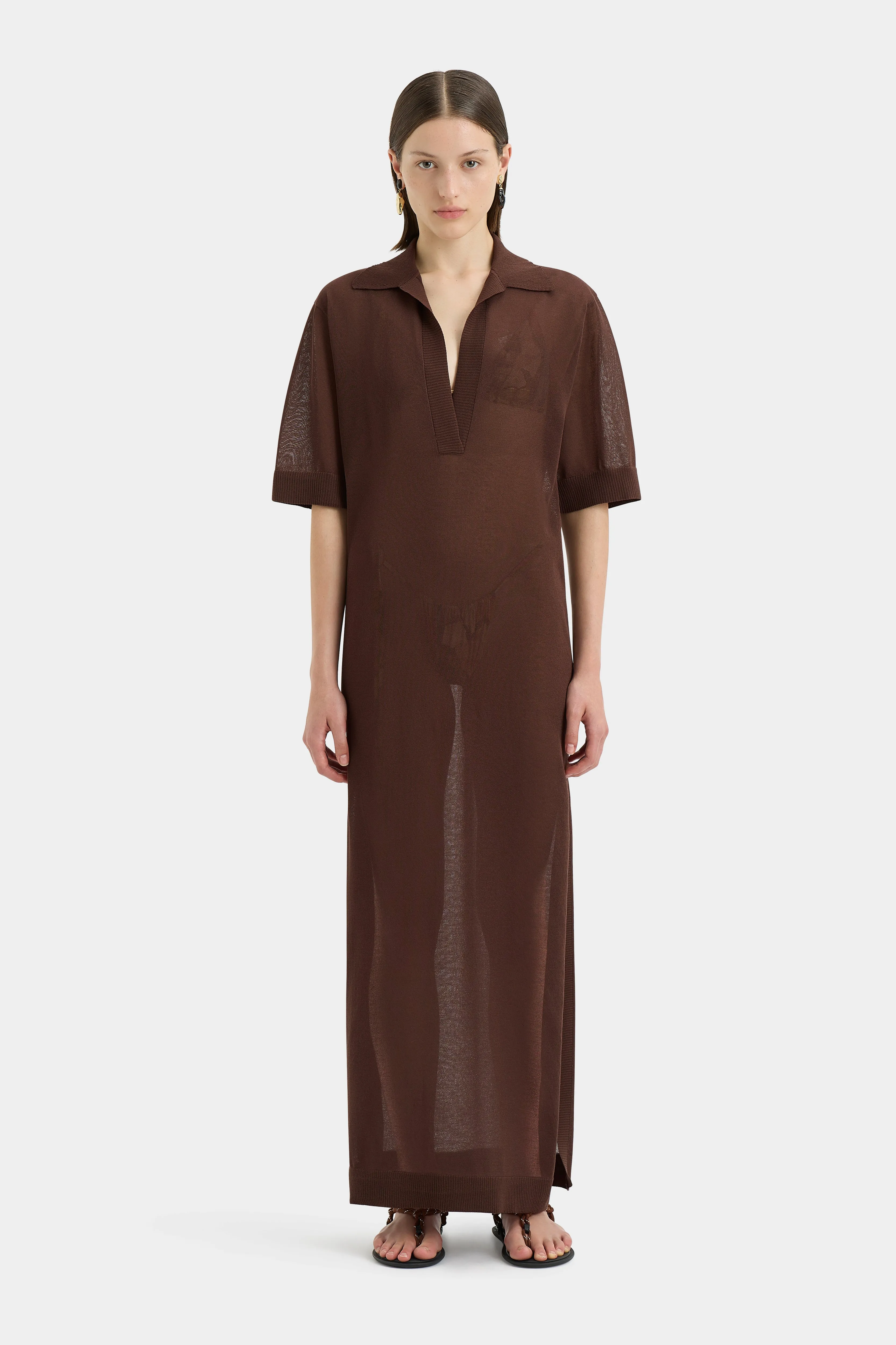 Coastline Overlay Dress sold by SIR the label