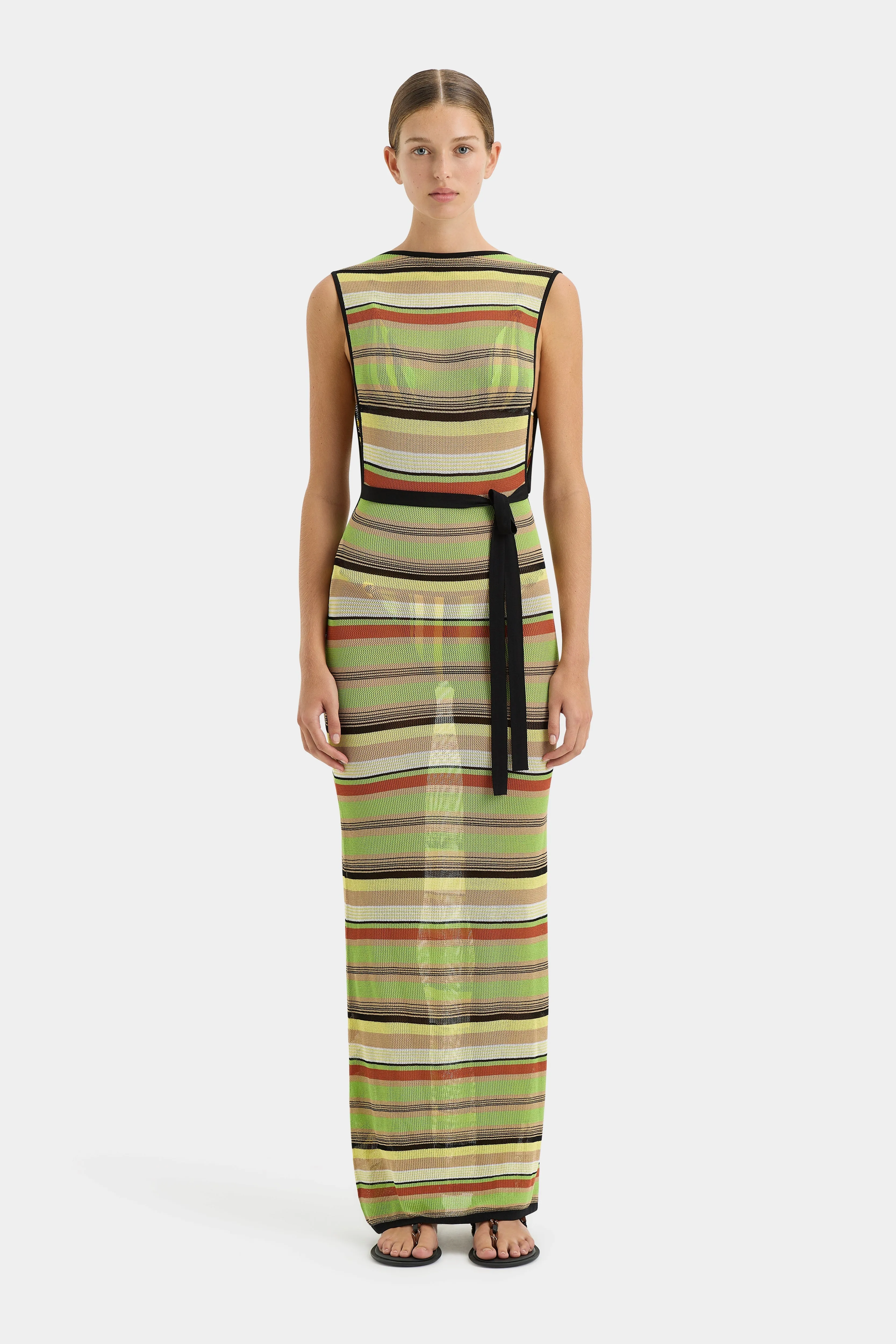 Coastline Tie Dress sold by SIR the label