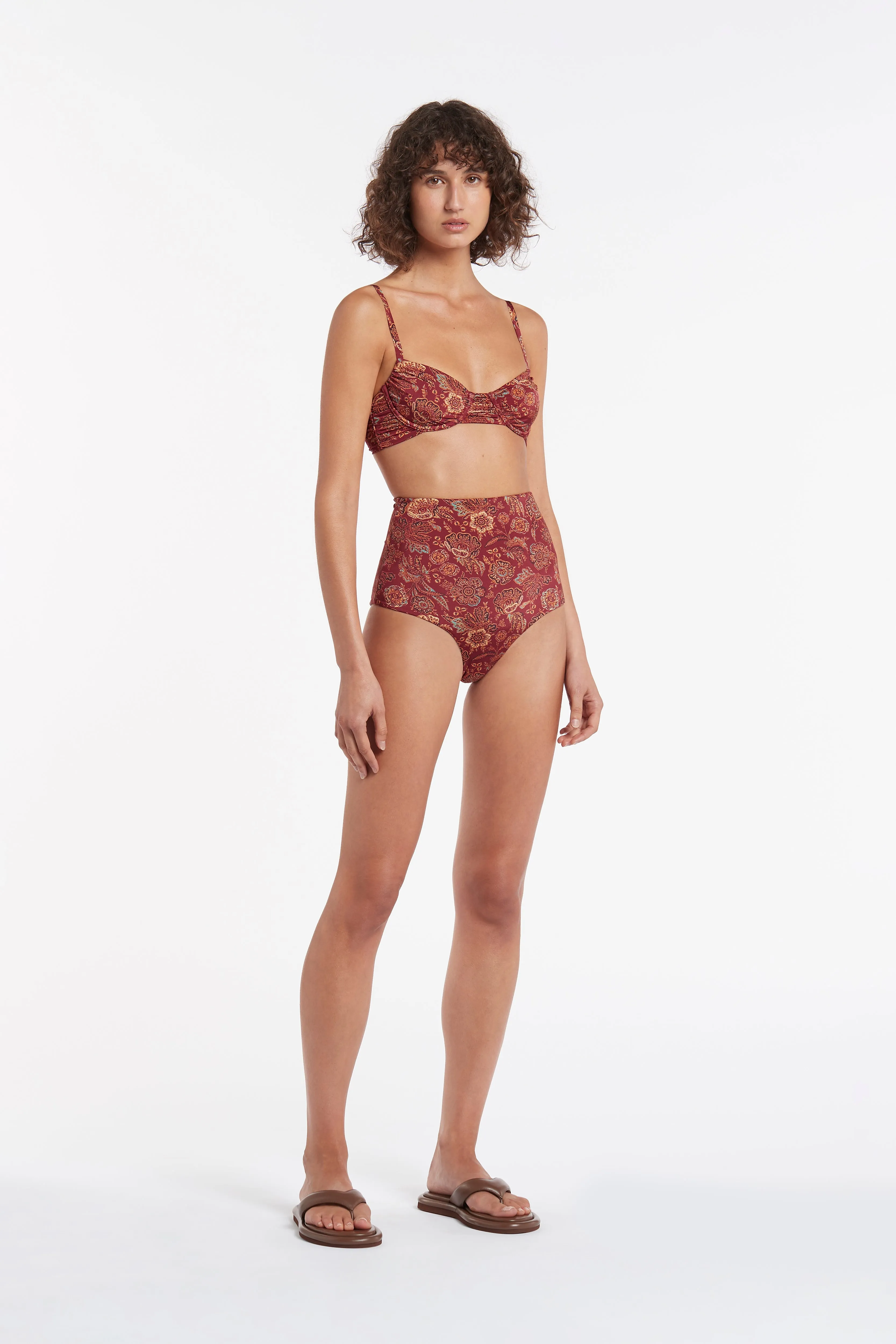 Idalia Ruched Balconette sold by SIR the label product image thumbnail 3