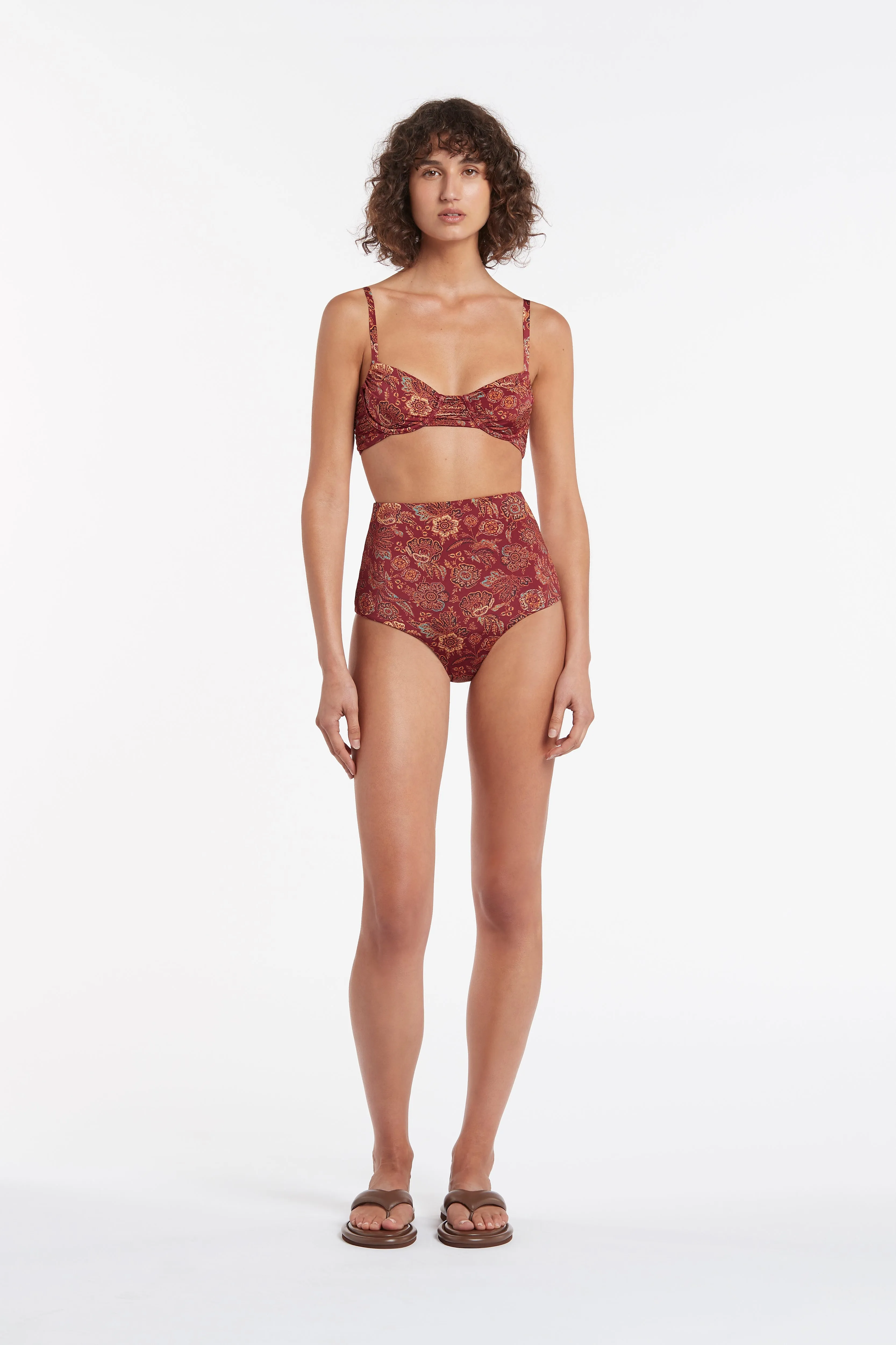 Idalia Ruched Balconette sold by SIR the label