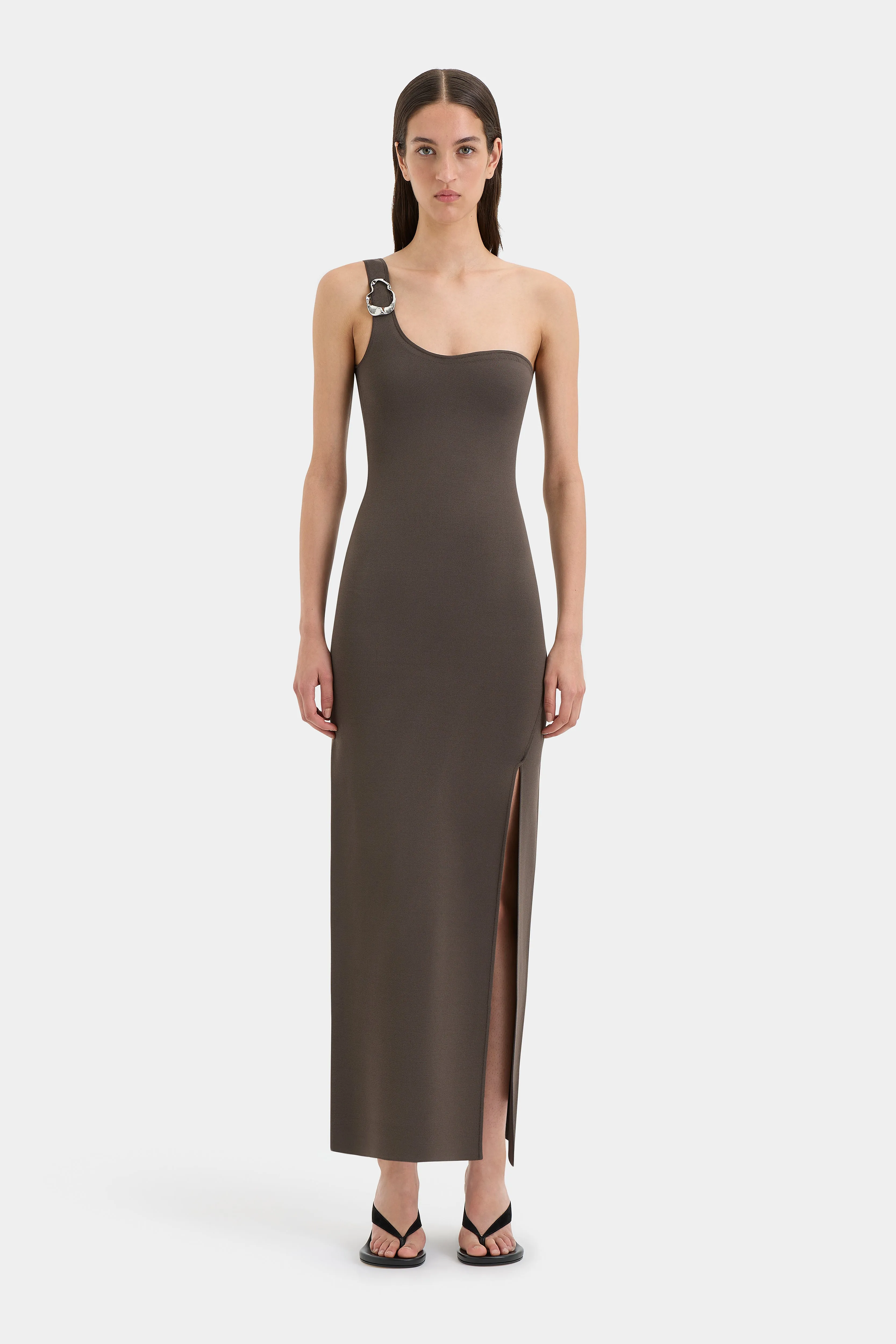 Zinnia One Shoulder Dress sold by SIR the label