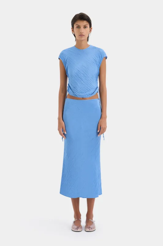 Ligera Midi Skirt sold by SIR the label