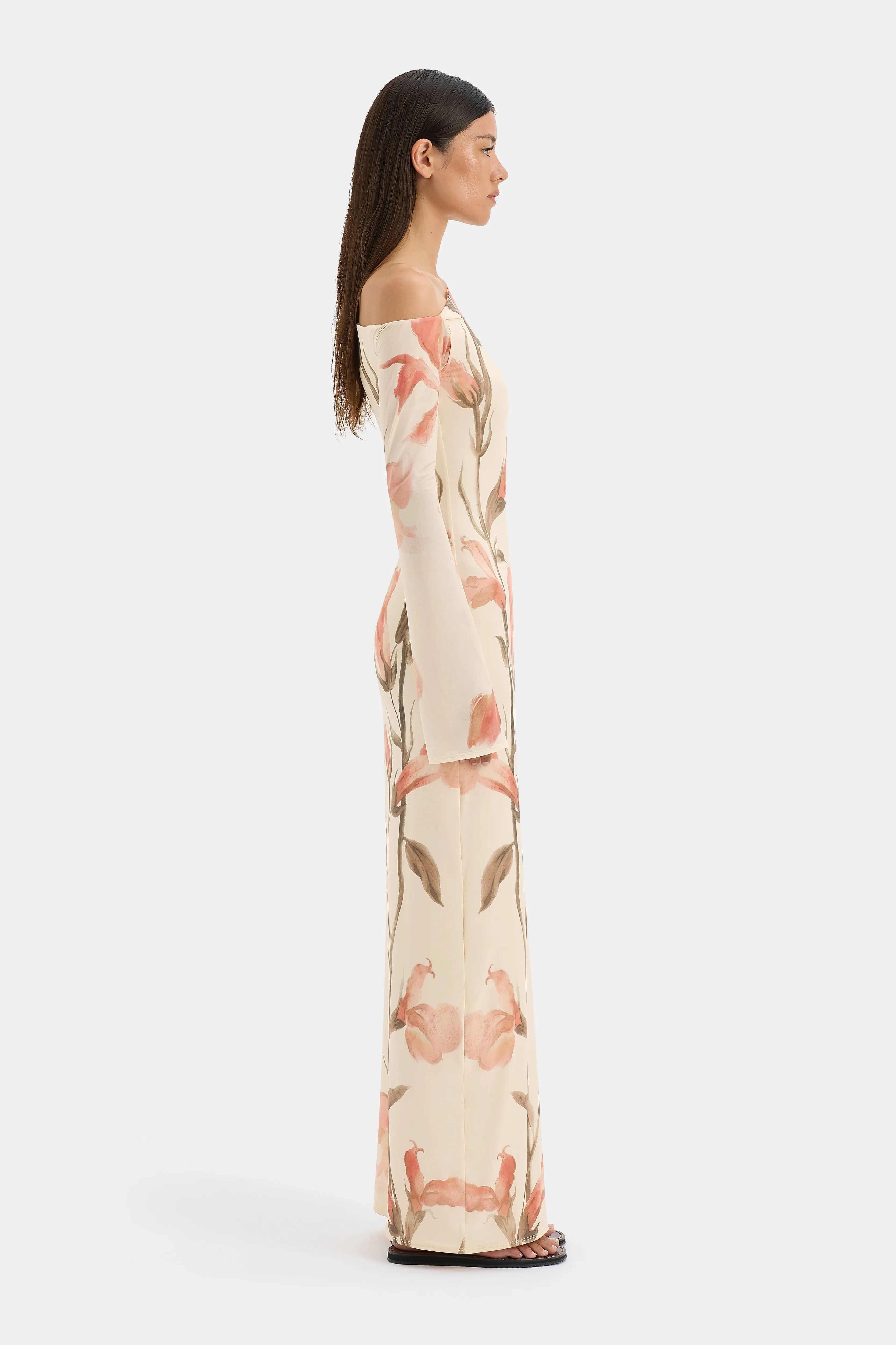 Hana Tie Maxi Dress sold by SIR the label product image thumbnail 4