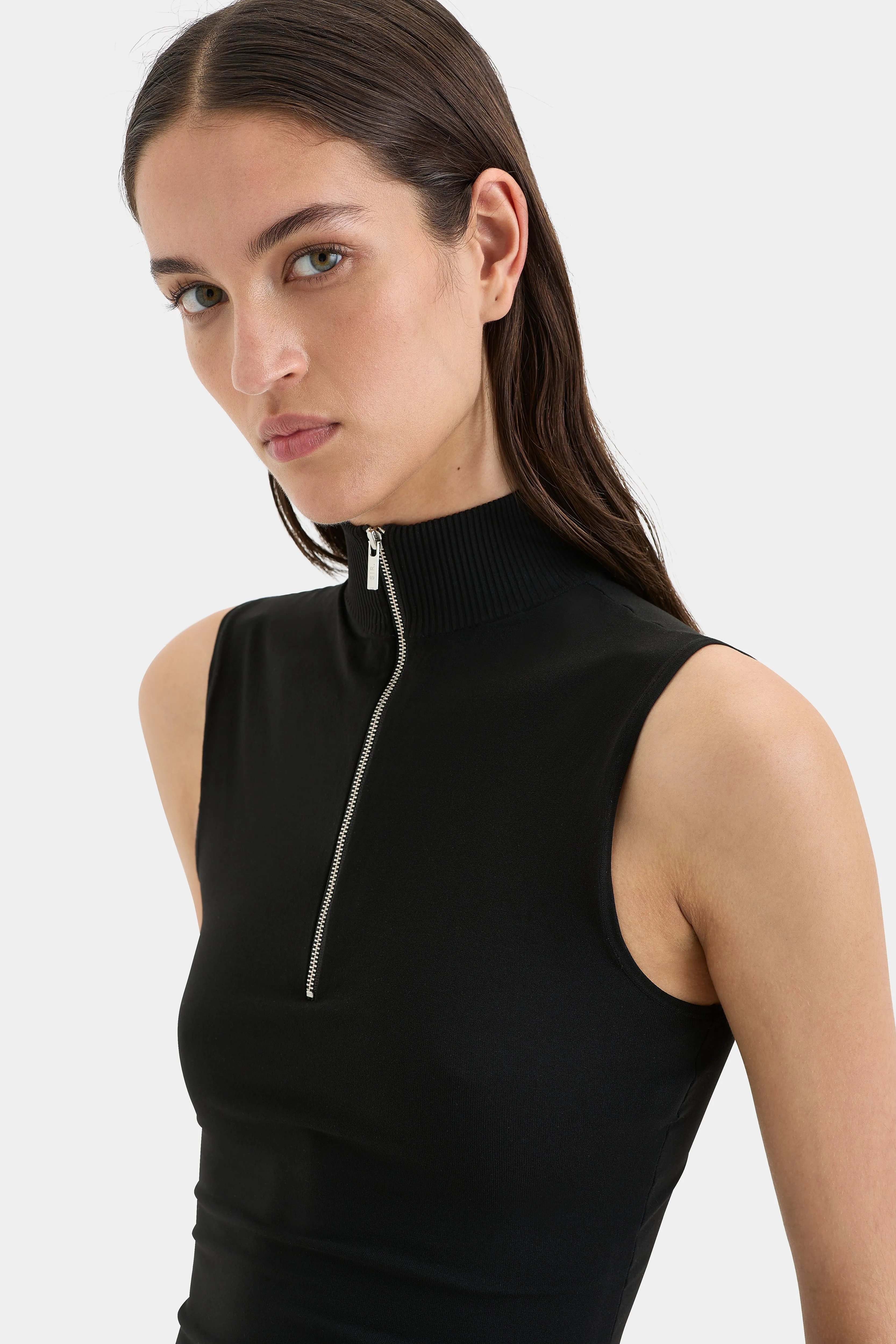 Romy Zip Tank sold by SIR the label product image thumbnail 5
