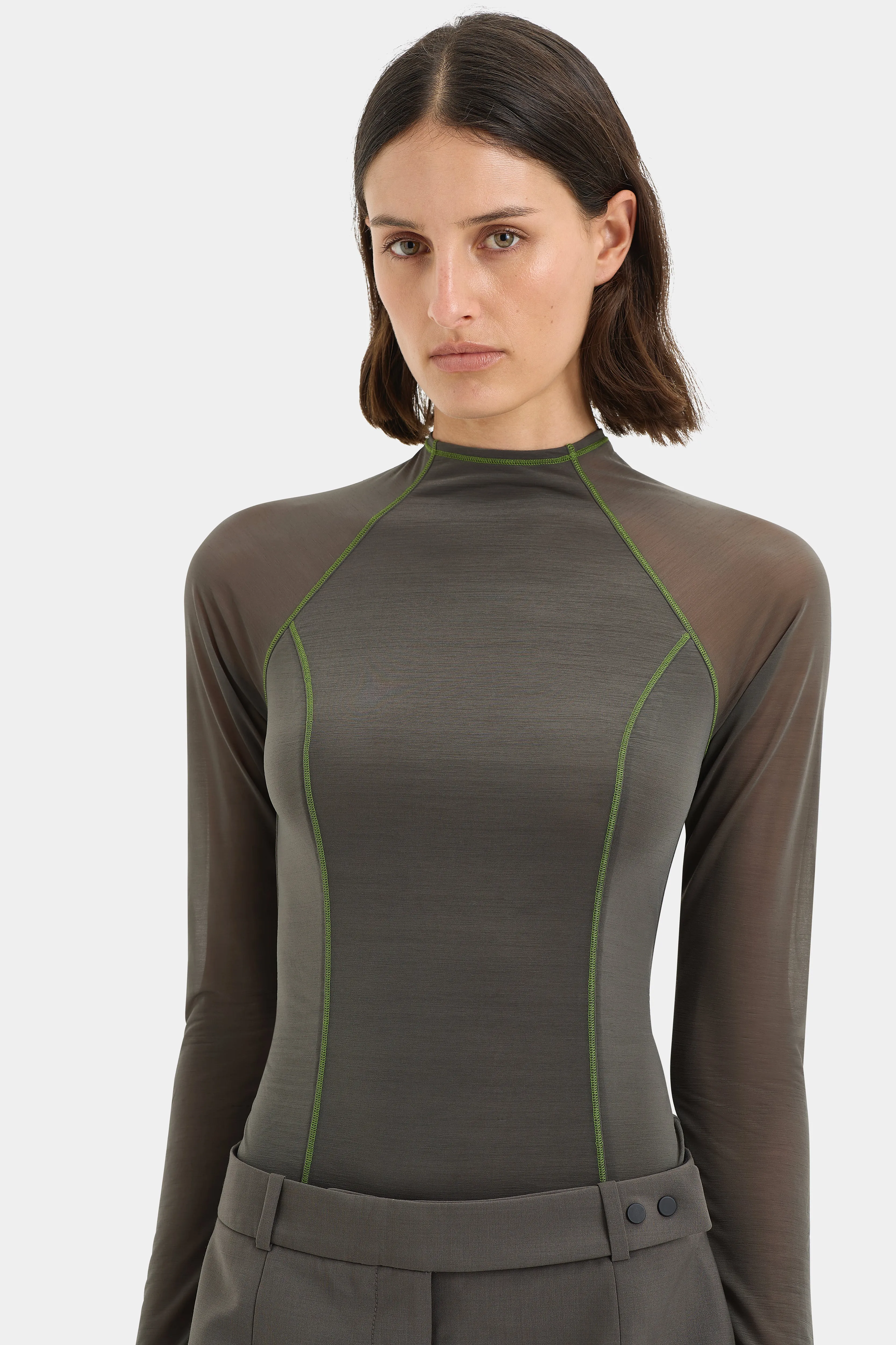 Amaranth Long Sleeve Top sold by SIR the label product image thumbnail 5