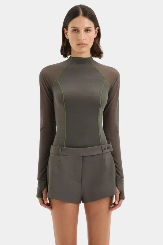 Amaranth Long Sleeve Top sold by SIR the label