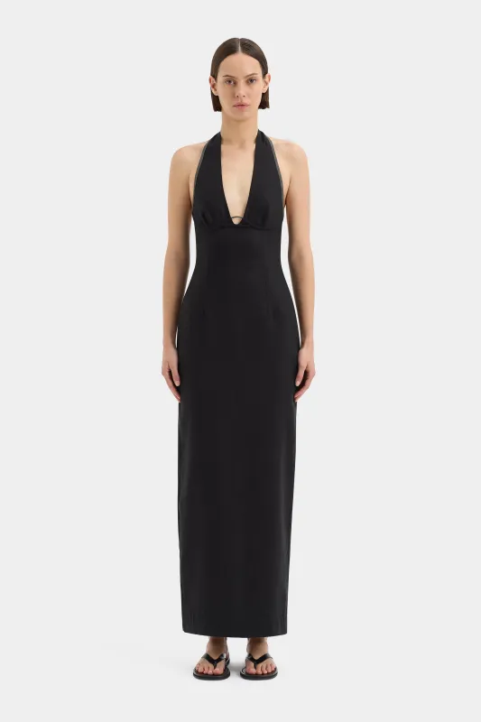 Violet Halter Midi Dress sold by SIR the label