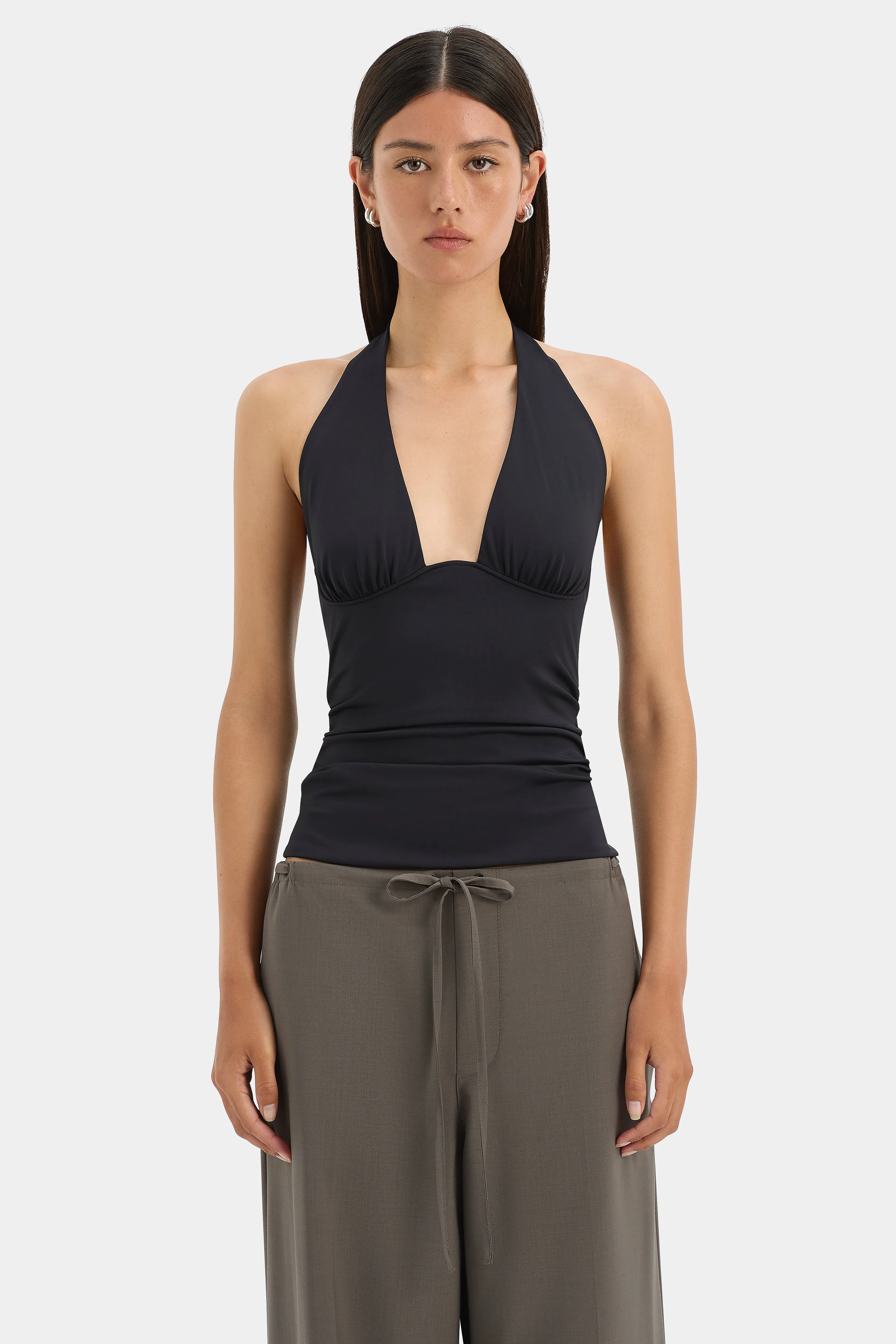 Elm Halter Top sold by SIR the label