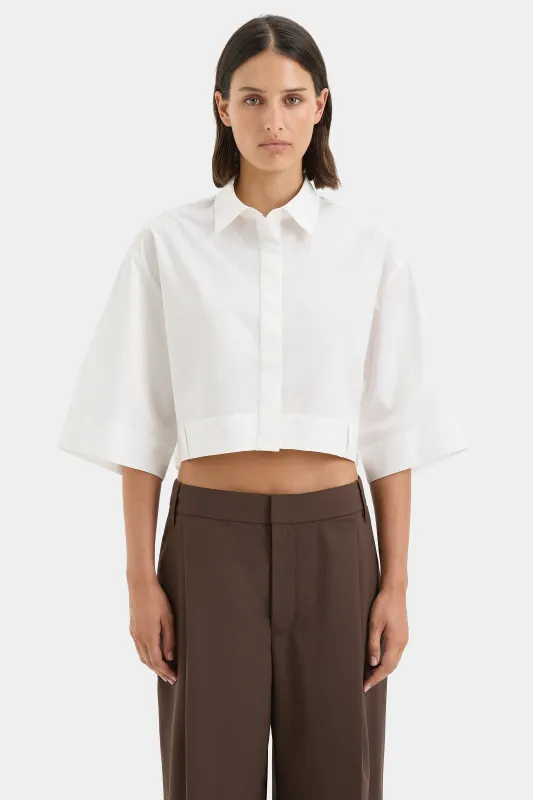 Zaria Crop Shirt made by SIR the label
