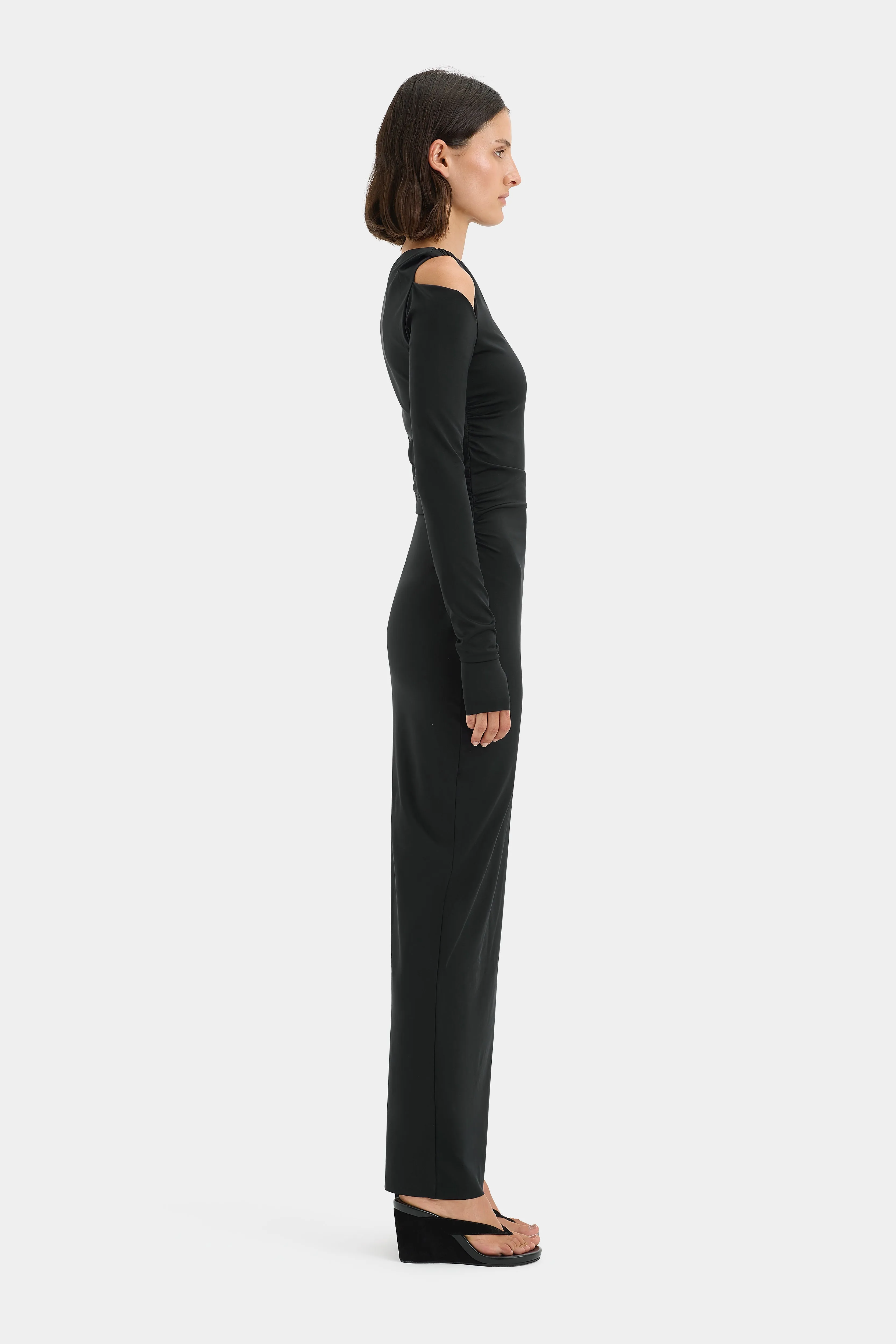 Elm Long Sleeve Midi sold by SIR the label product image thumbnail 3