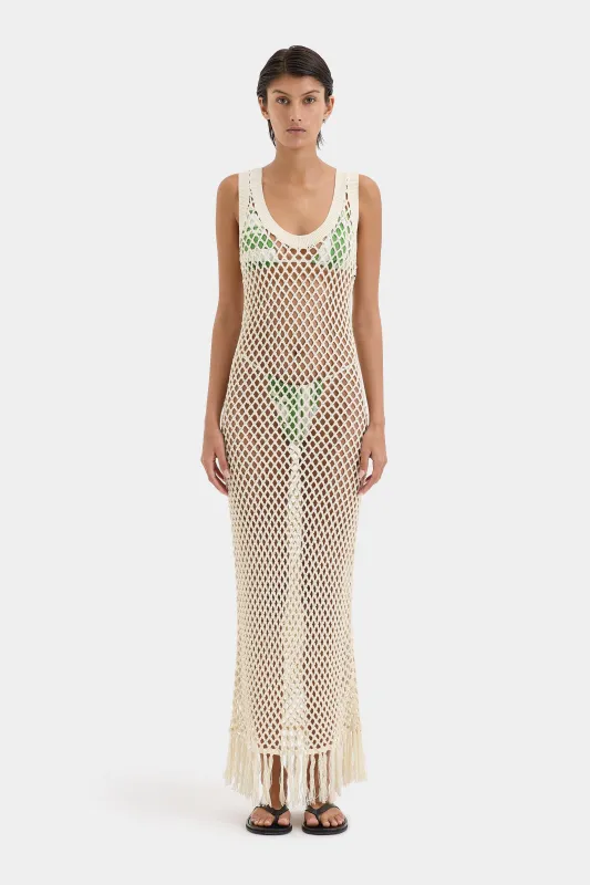 Illaria Crochet Dress sold by SIR the label