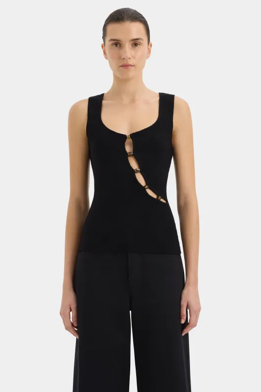 Chiara Beaded Tank sold by SIR the label