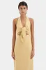 Carlotta Tie Midi Dress sold by SIR the label