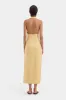 Carlotta Tie Midi Dress sold by SIR the label