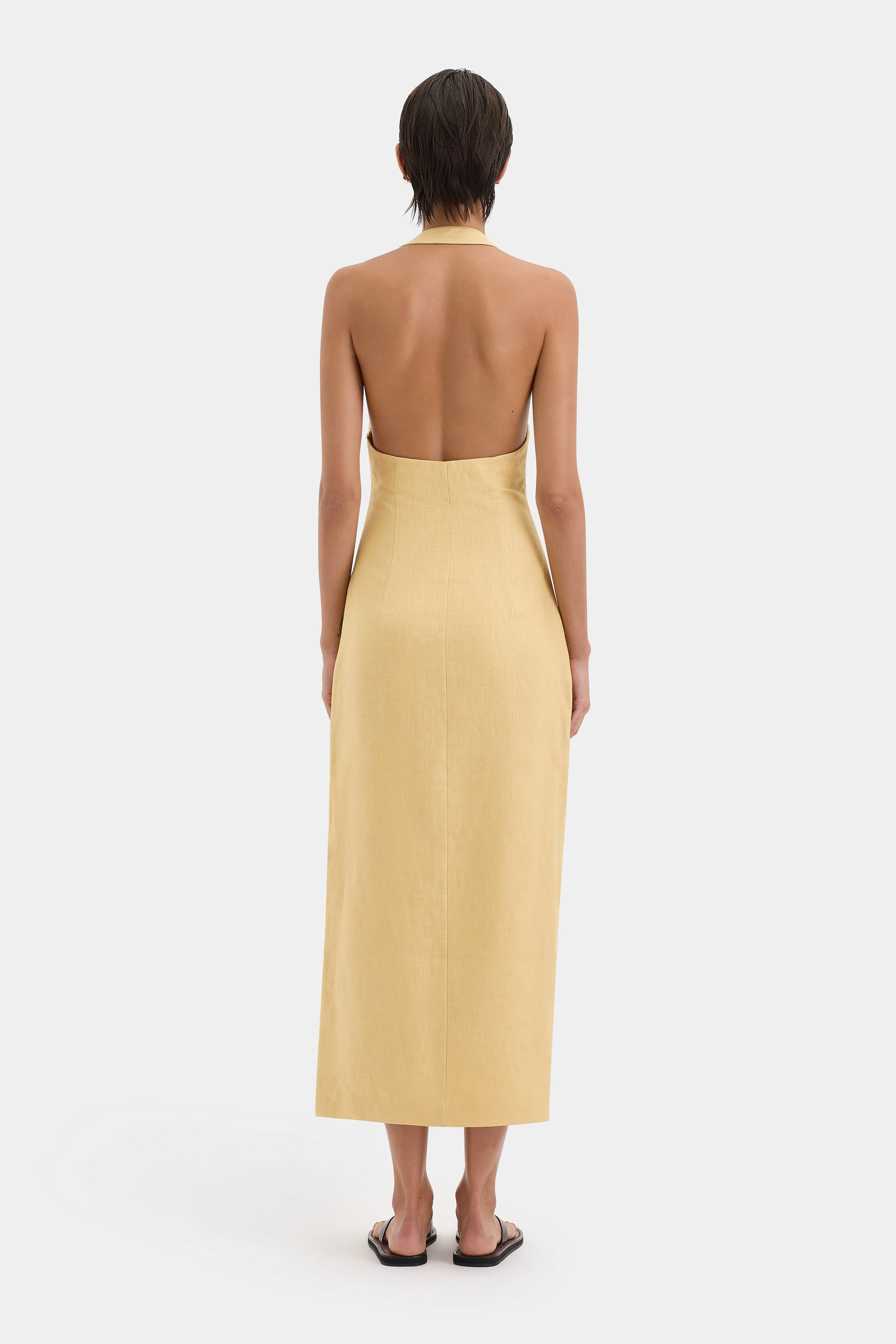 Carlotta Tie Midi Dress sold by SIR the label product image thumbnail 2