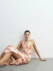 Fiorella Tie Midi Dress sold by SIR the label