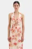 Fiorella Tie Midi Dress sold by SIR the label