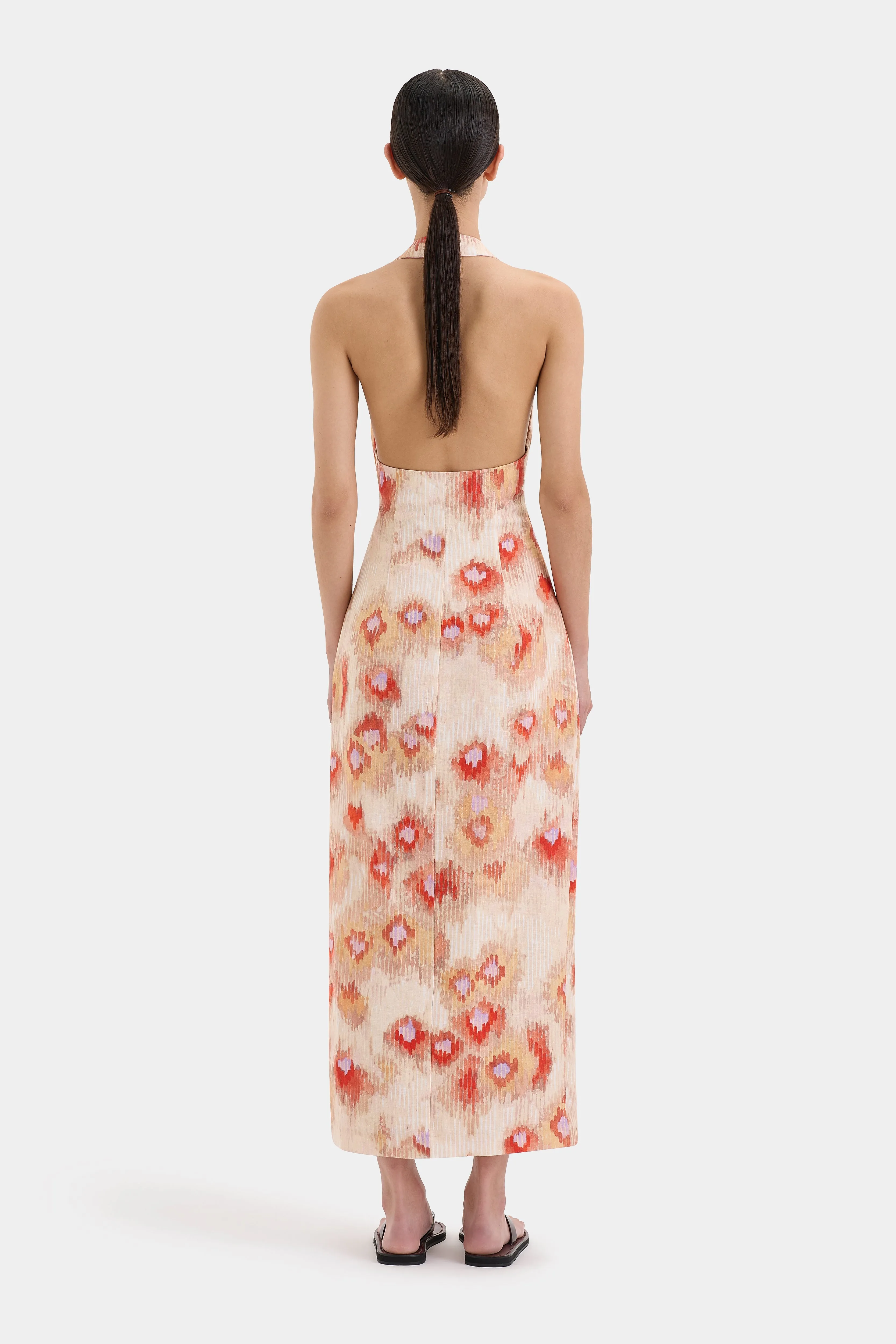 Fiorella Tie Midi Dress sold by SIR the label product image thumbnail 3