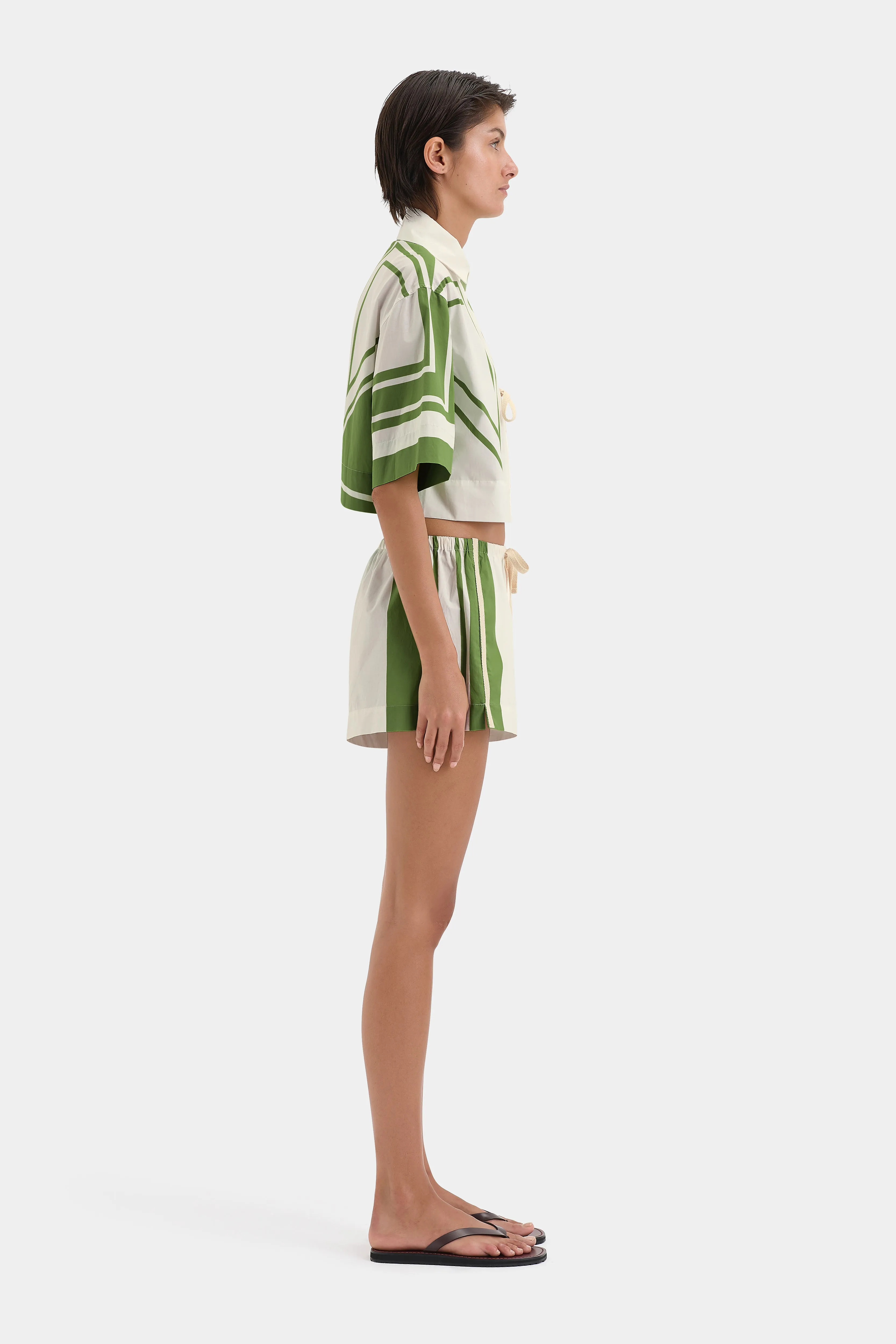 Carlo Cropped Shirt sold by SIR the label product image thumbnail 4