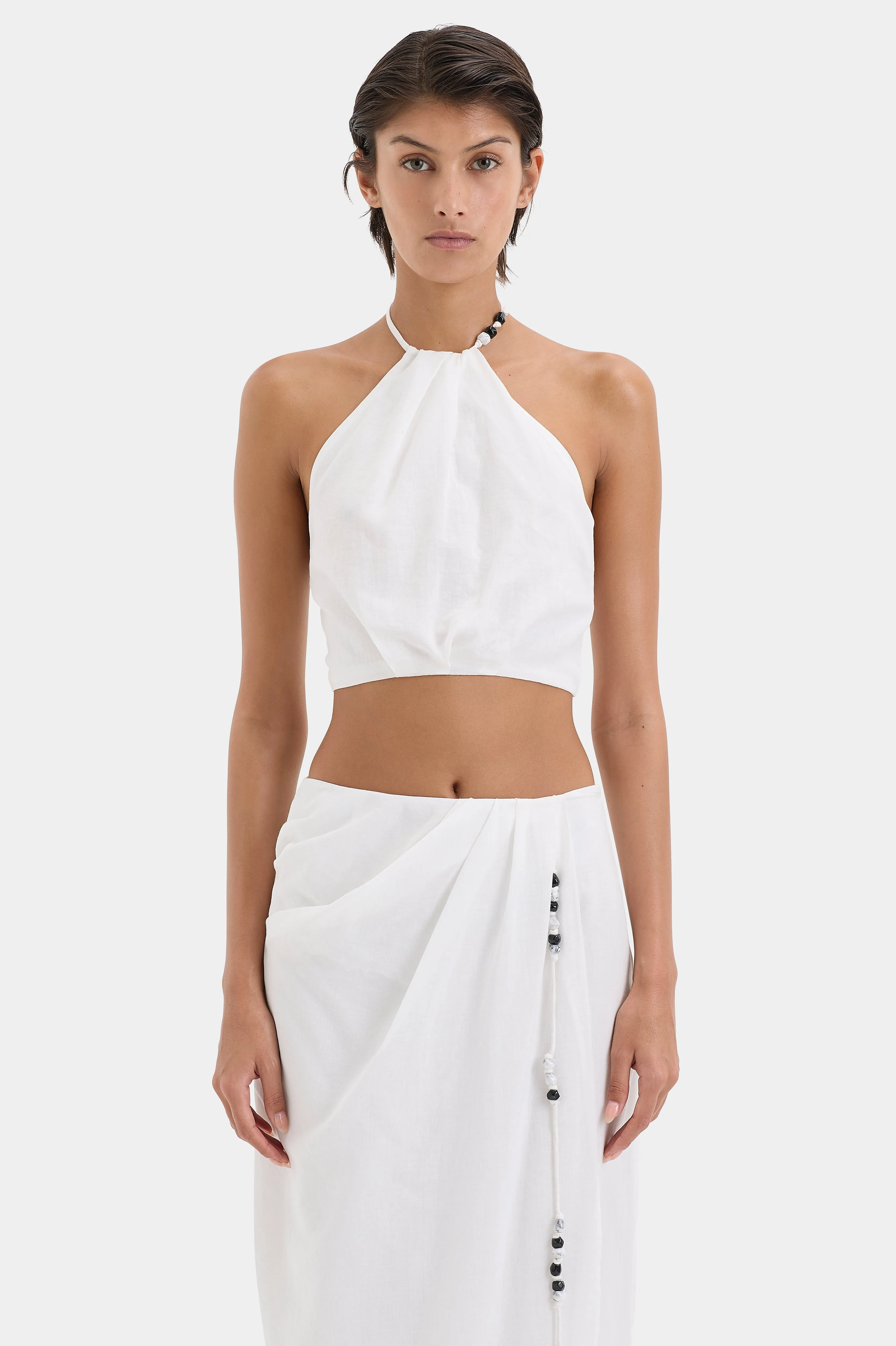 Azura Tie Top sold by SIR the label