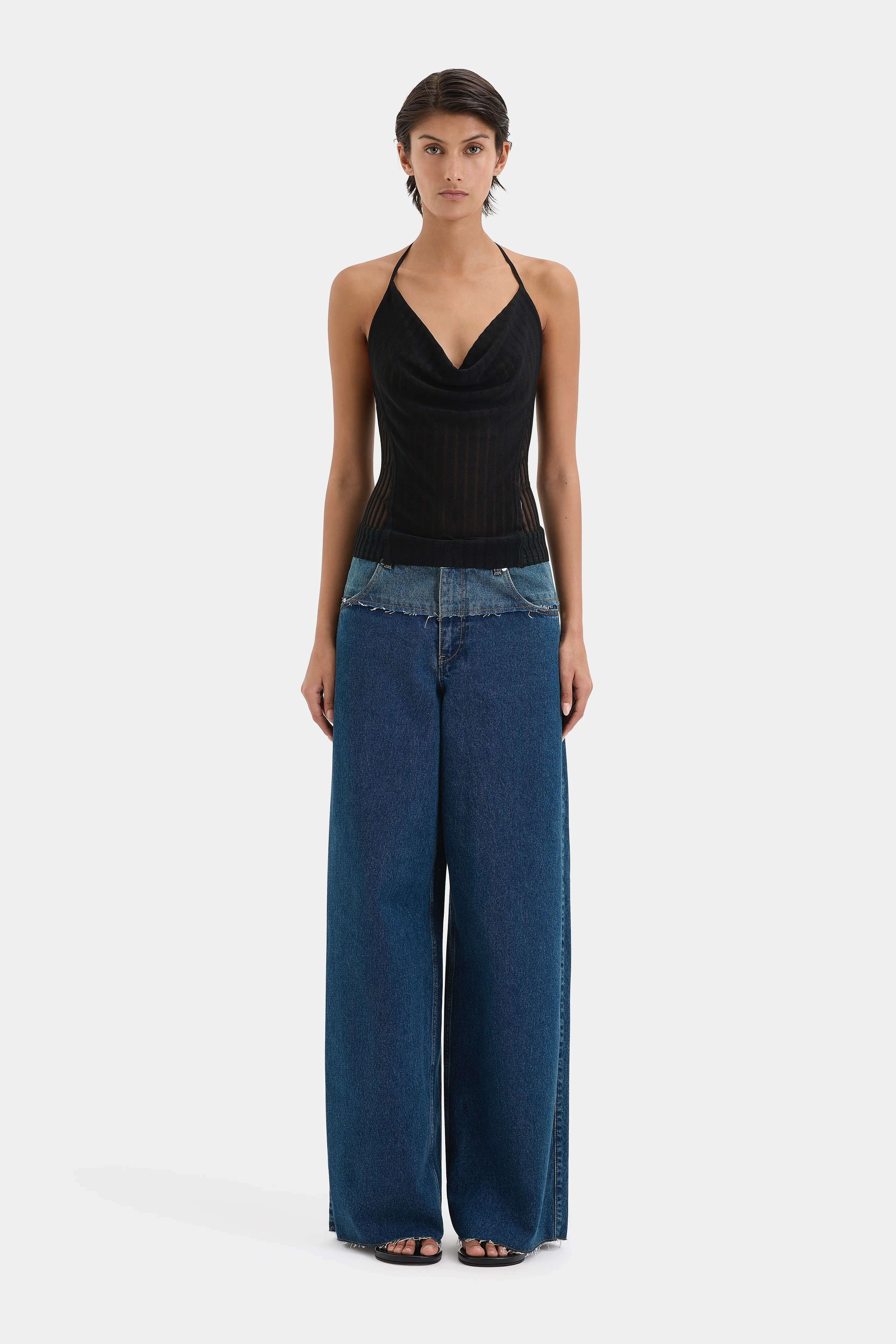 Luna Wide Leg Jean sold by SIR the label