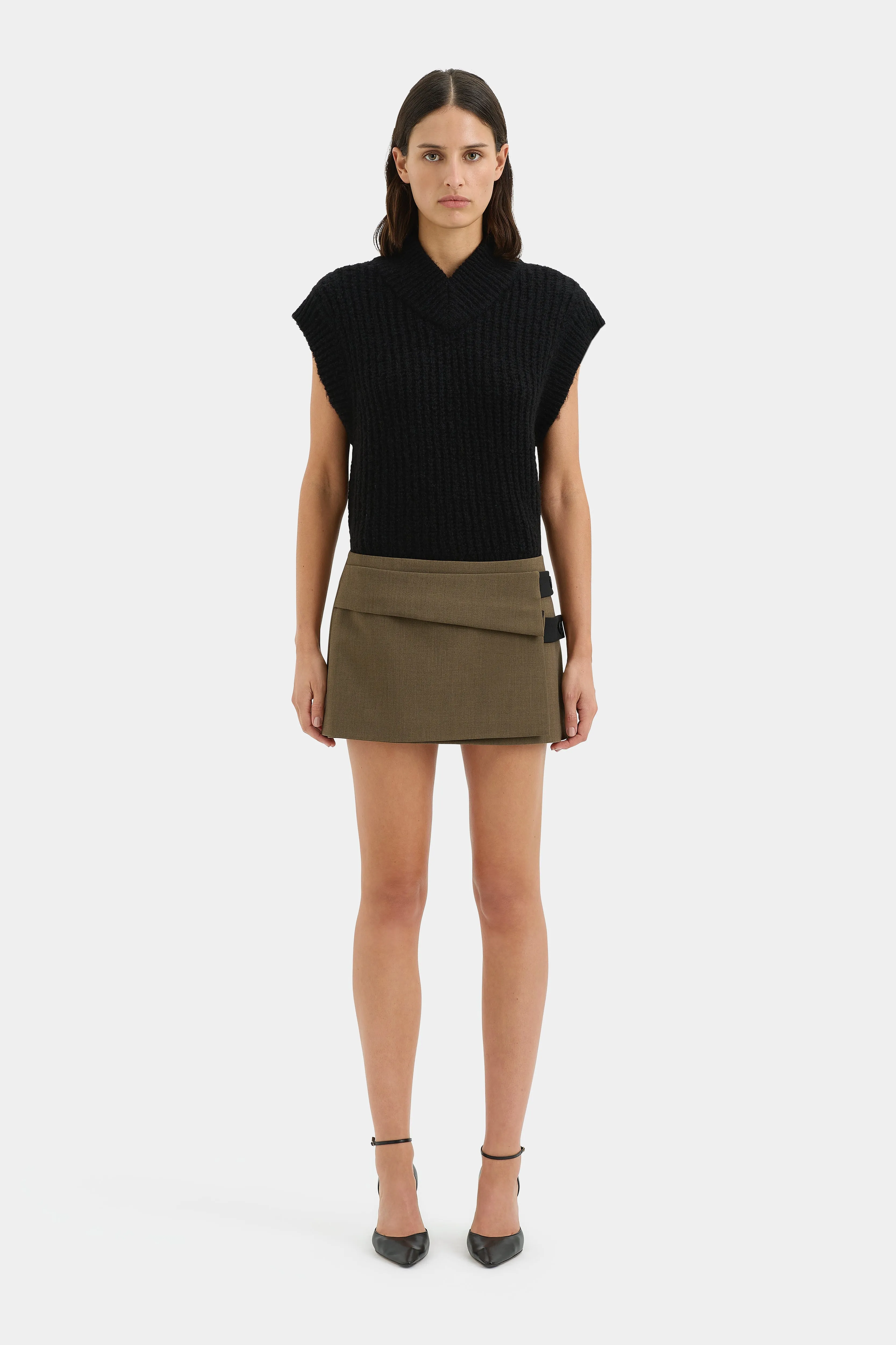 Sartoria Mini Skirt sold by SIR the label
