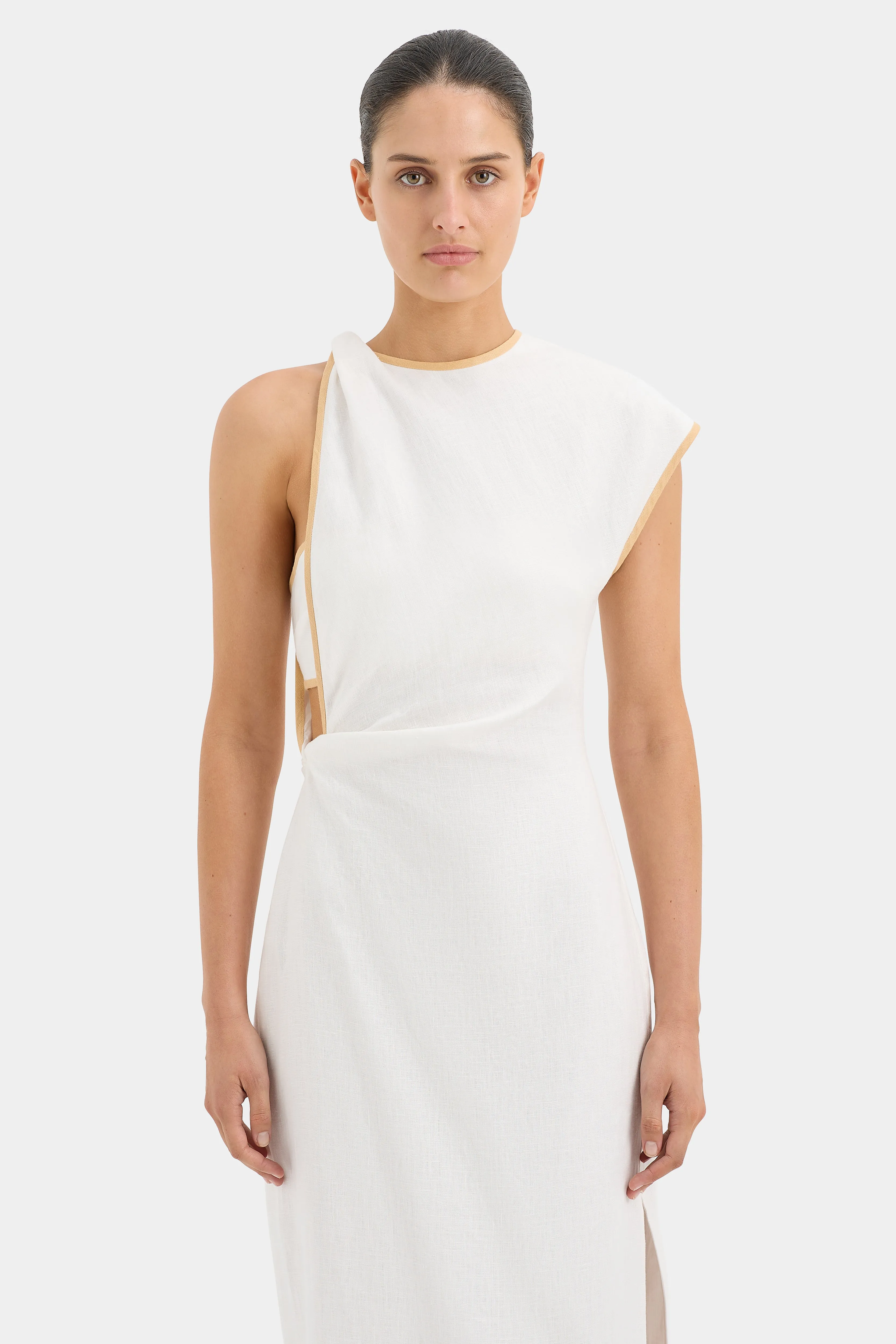 Noemi Cut Out Midi Dress sold by SIR the label product image thumbnail 4