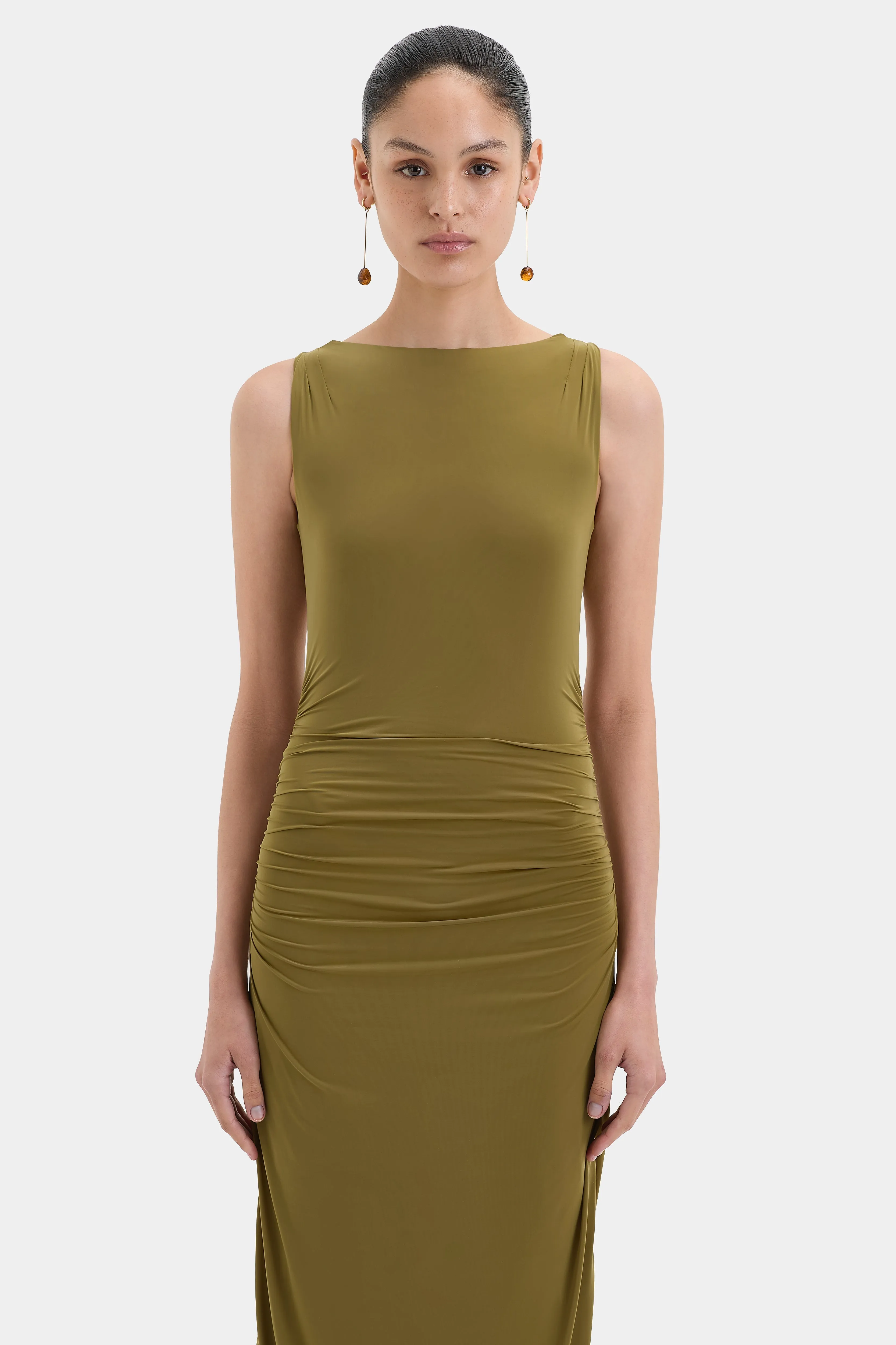 Cascina Twist Midi Dress sold by SIR the label product image thumbnail 5