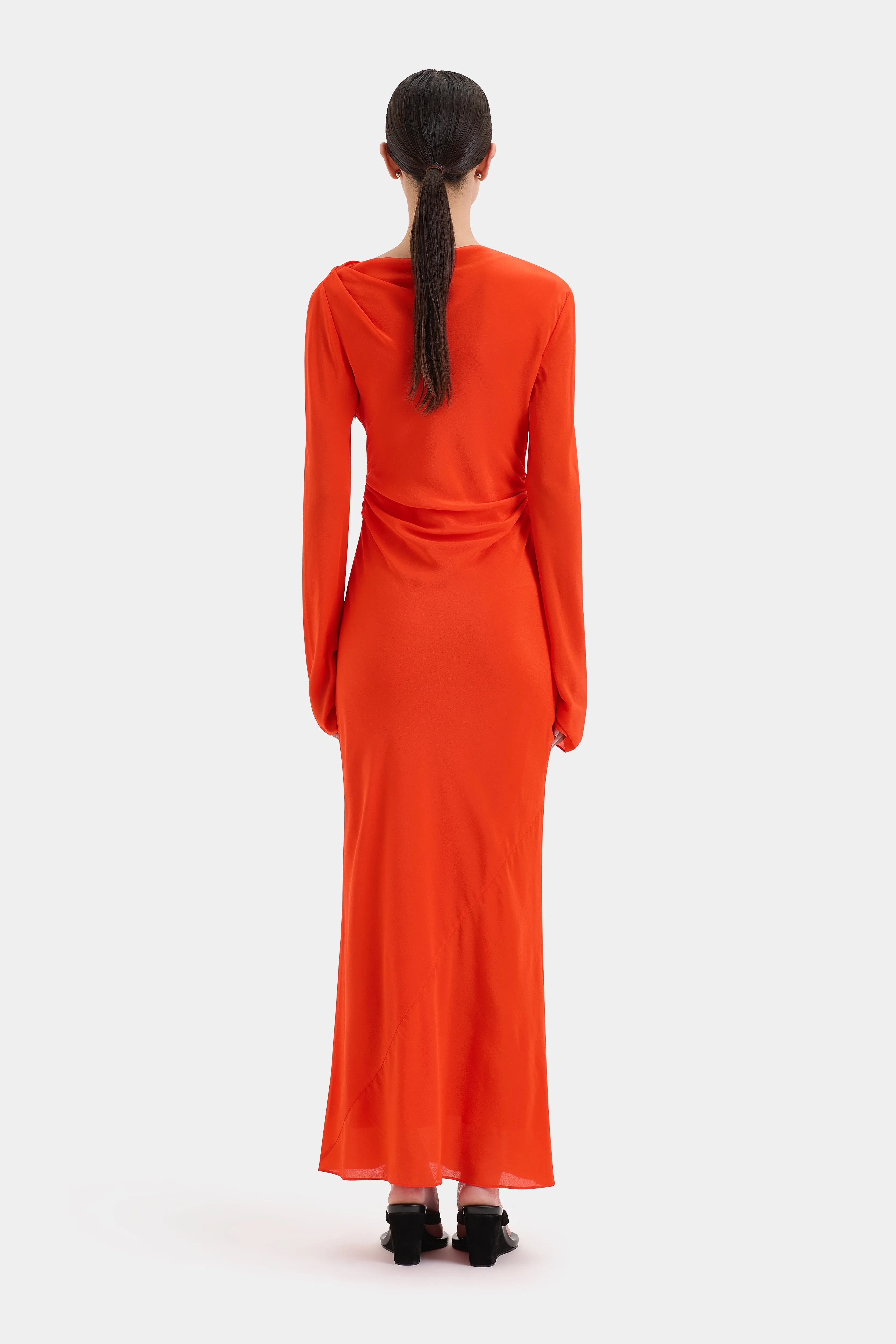 Fresca Gathered Midi Dress sold by SIR the label product image thumbnail 2