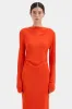 Fresca Gathered Midi Dress sold by SIR the label