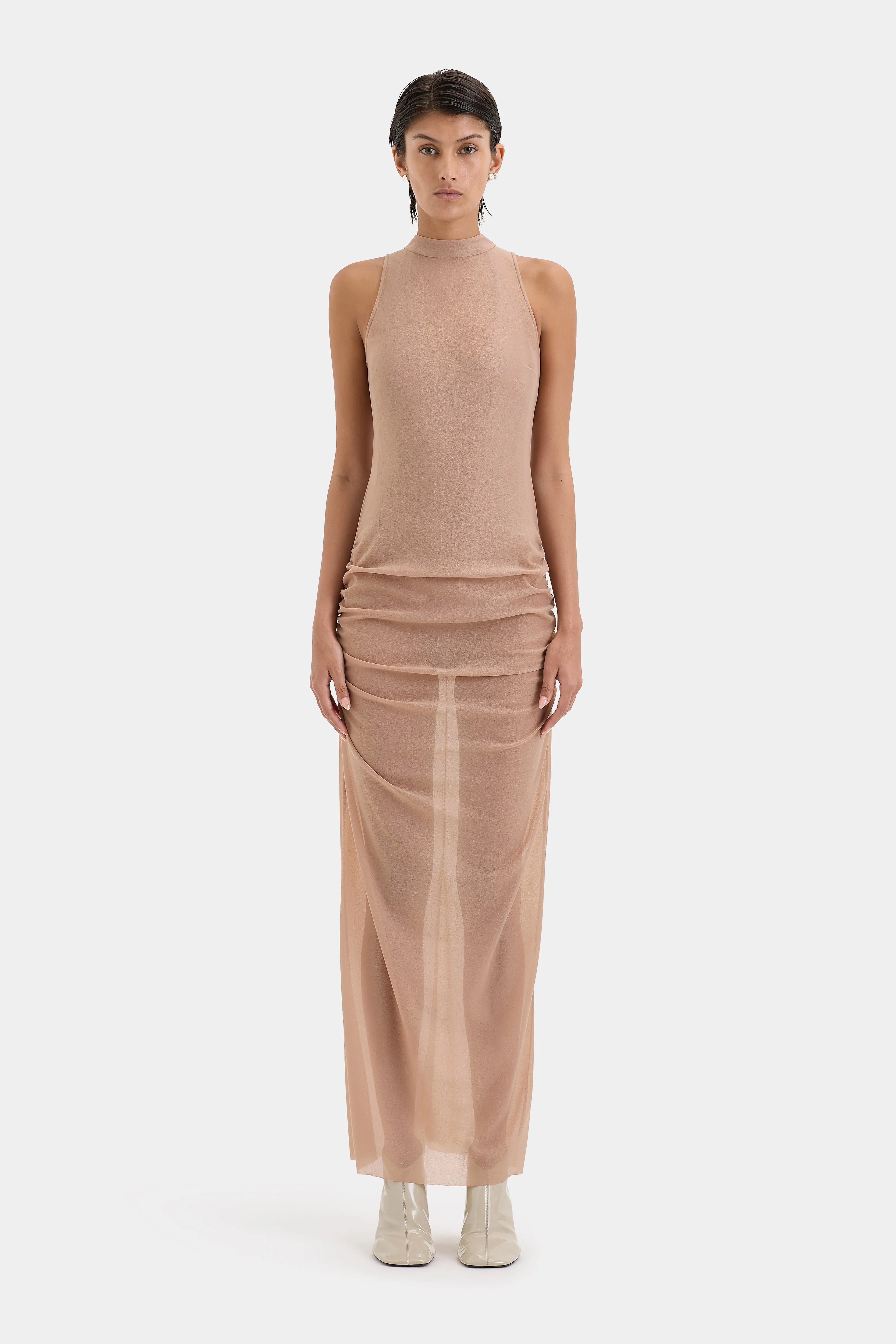 Ruby Open Back Gown sold by SIR the label