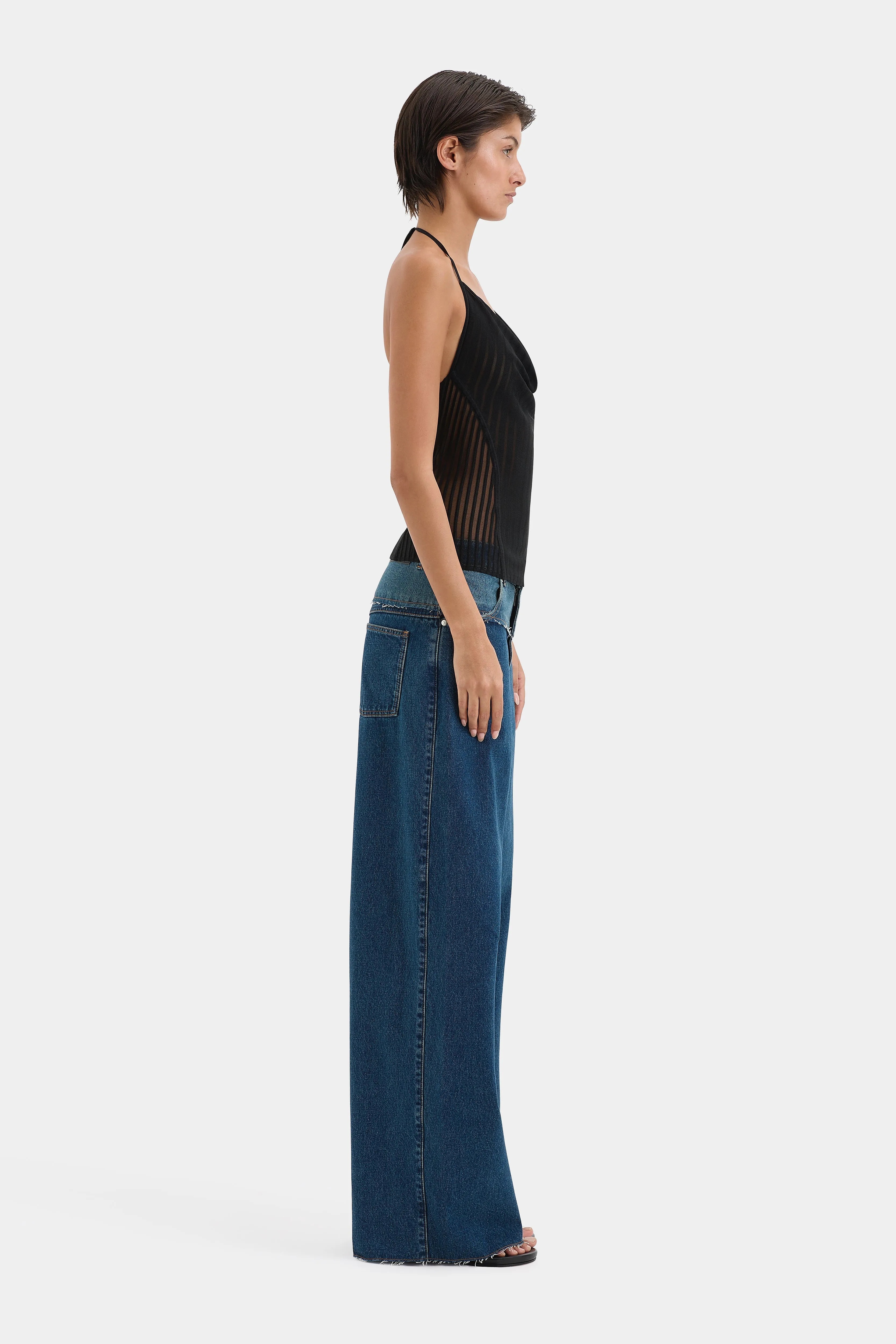 Azario Halter Top sold by SIR the label product image thumbnail 4