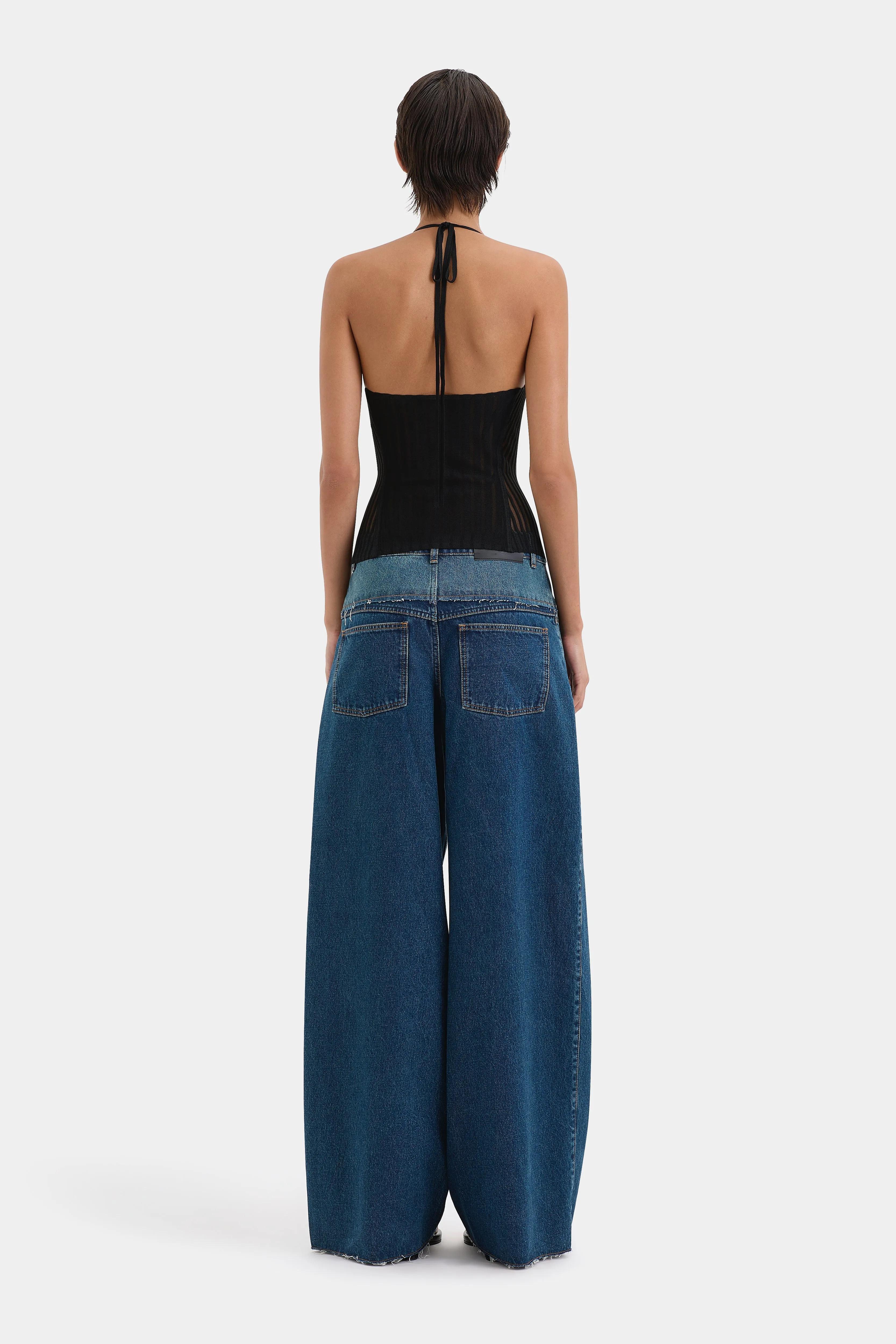 Azario Halter Top sold by SIR the label product image thumbnail 3