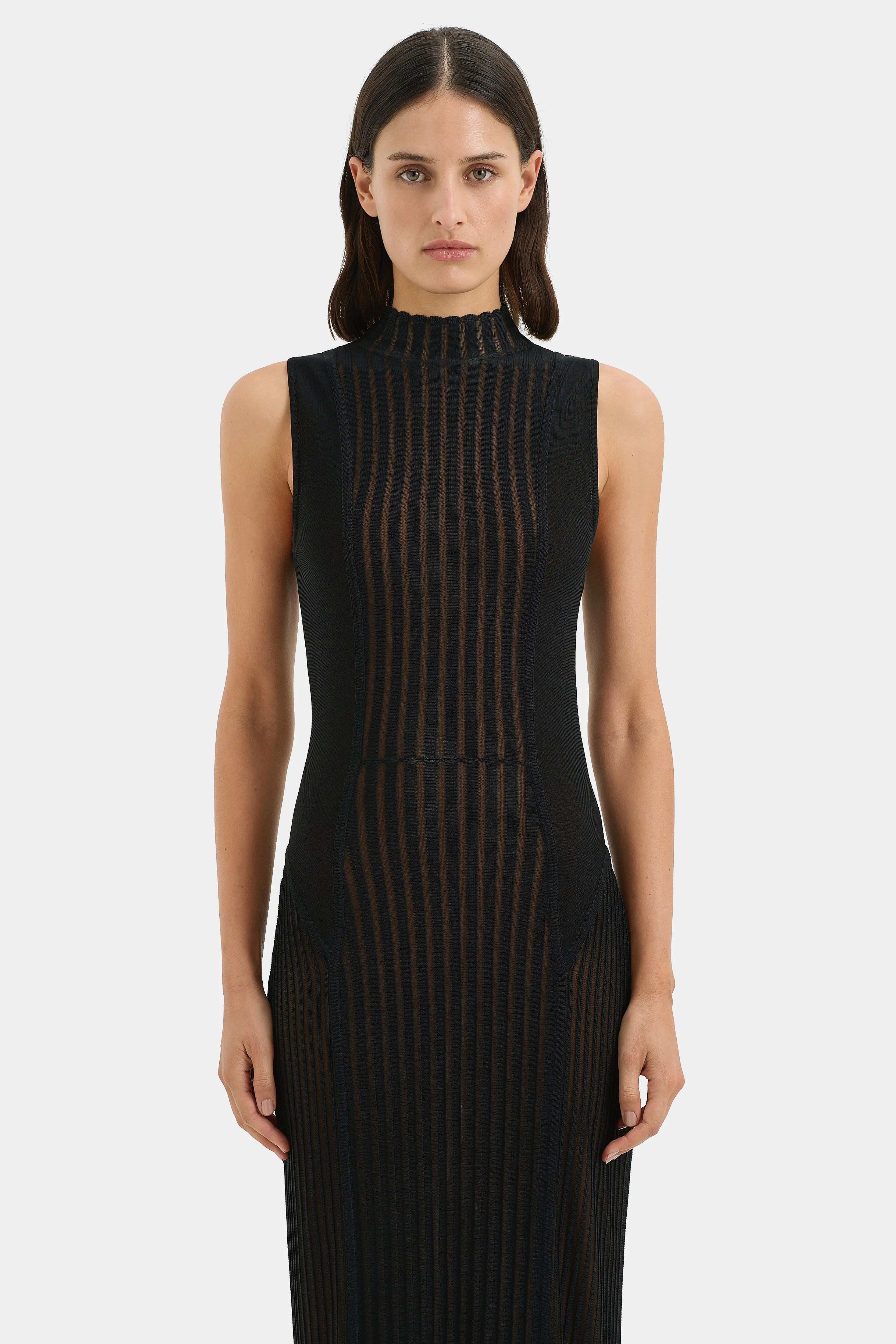 Azario Column Dress sold by SIR the label product image thumbnail 4