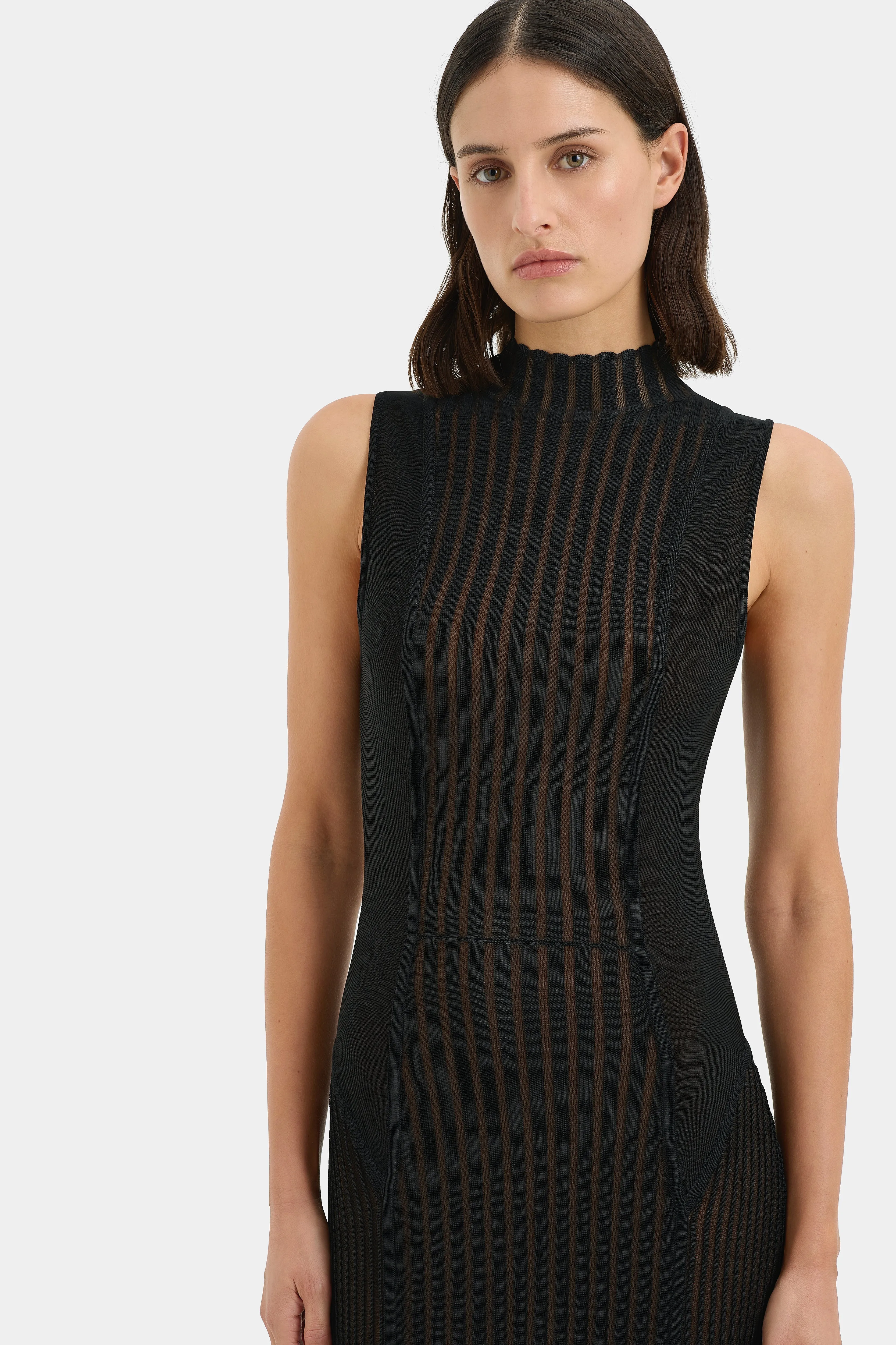 Azario Column Dress sold by SIR the label product image thumbnail 5